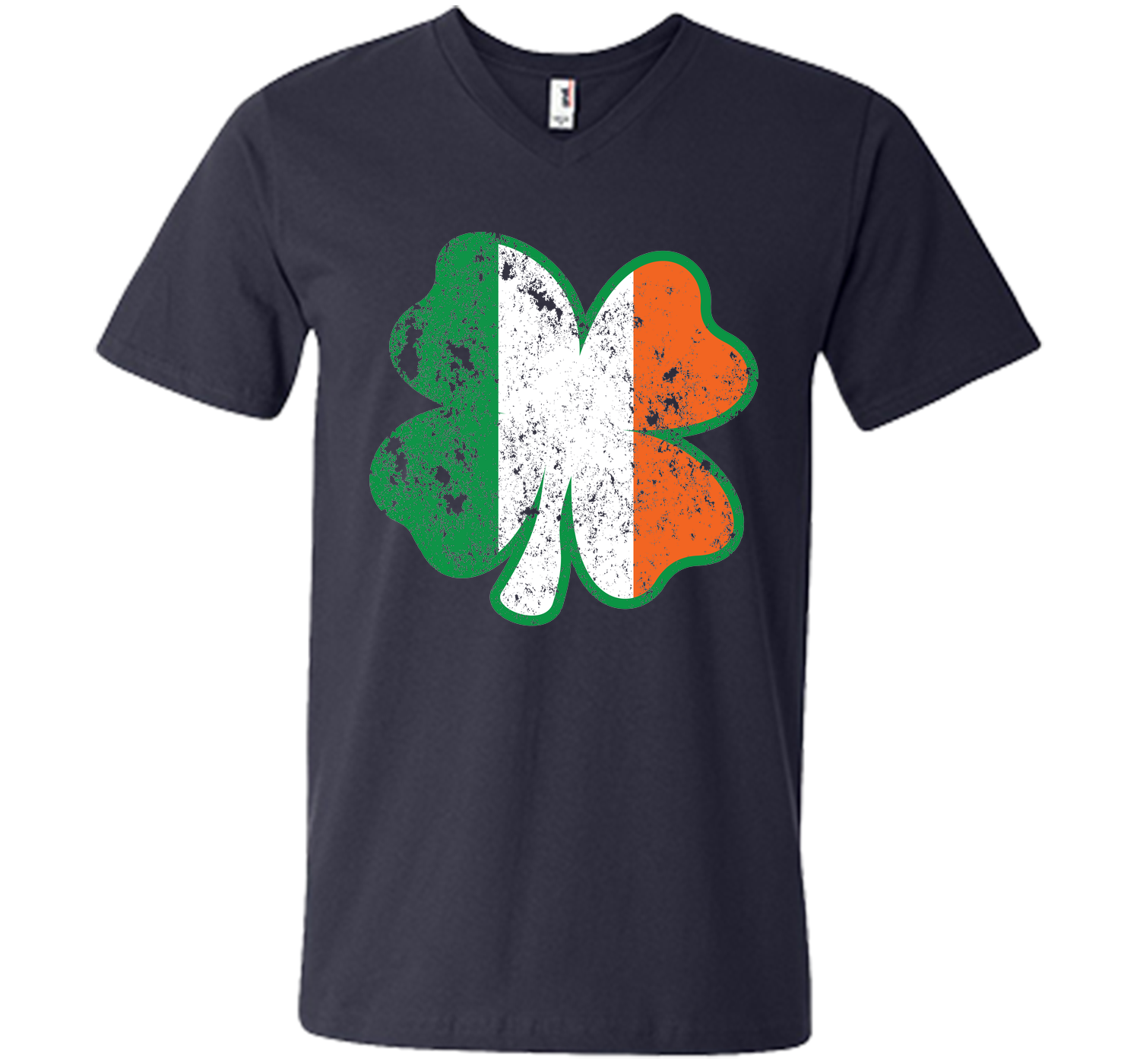 Irish St Patricks Day Clover irish flag distressed T Shirt