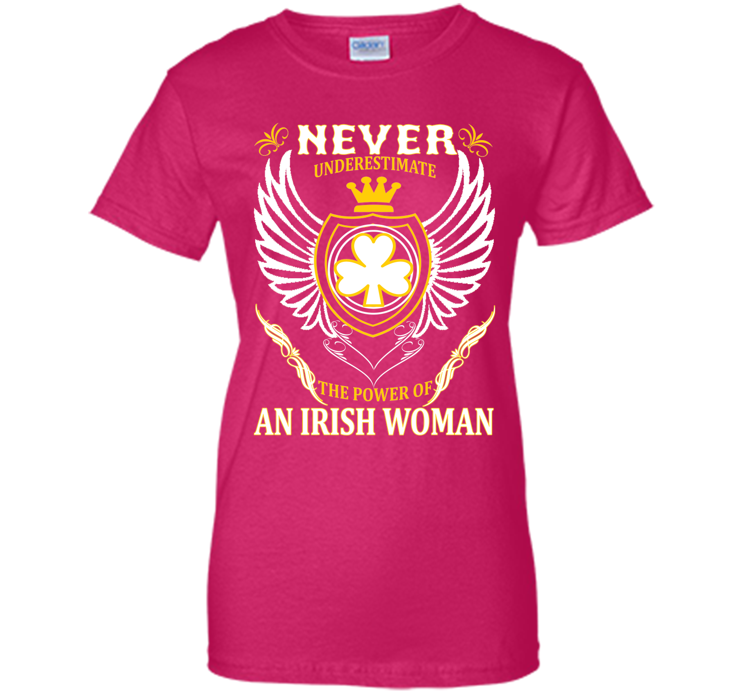 Never underestimate the power of an irish woman st T Shirt