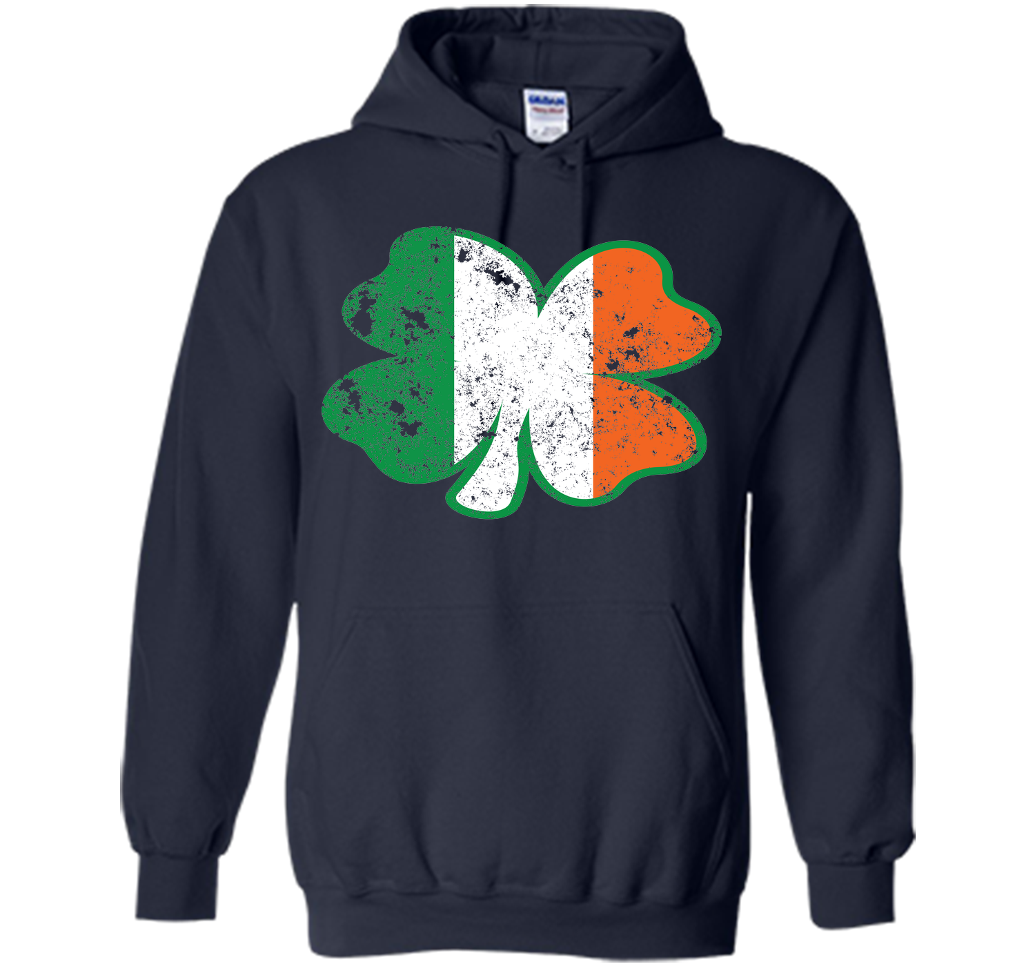 Irish St Patricks Day Clover irish flag distressed T Shirt