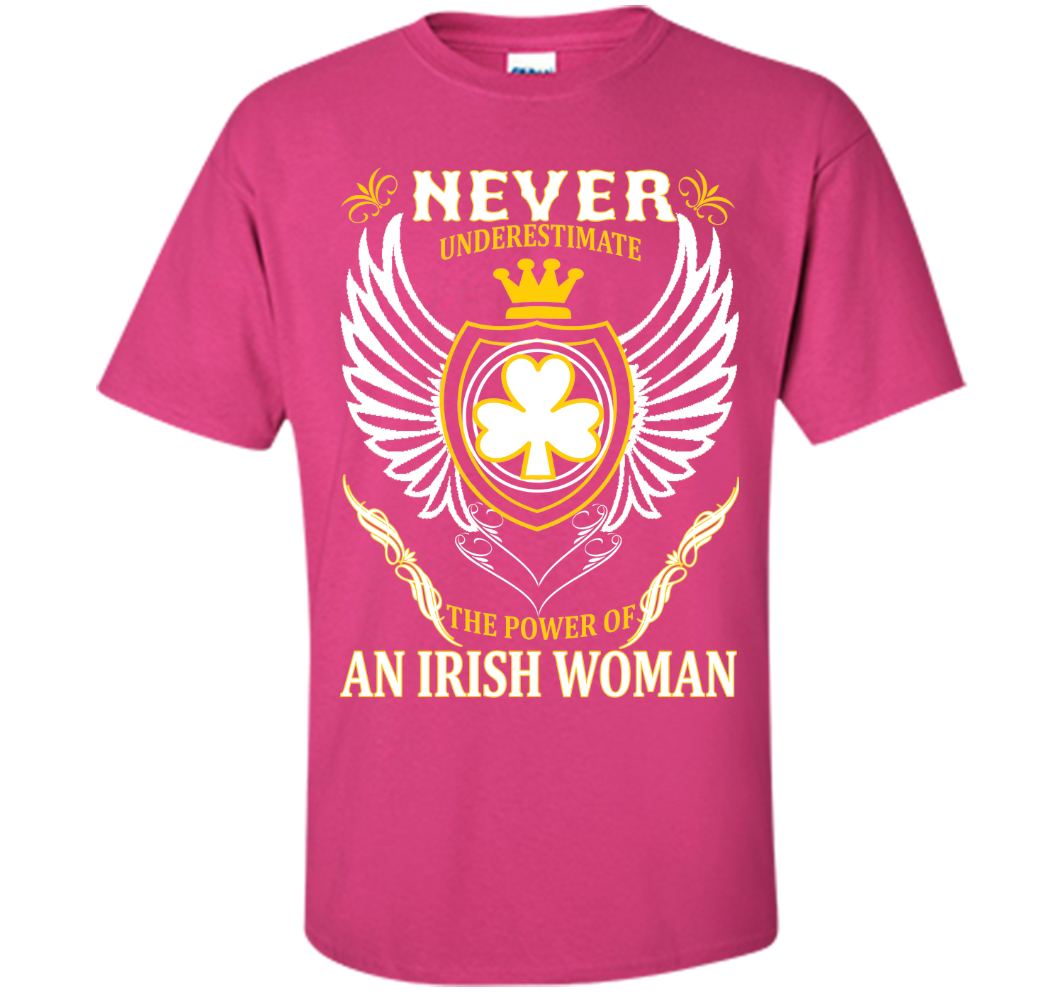 Never underestimate the power of an irish woman st T Shirt