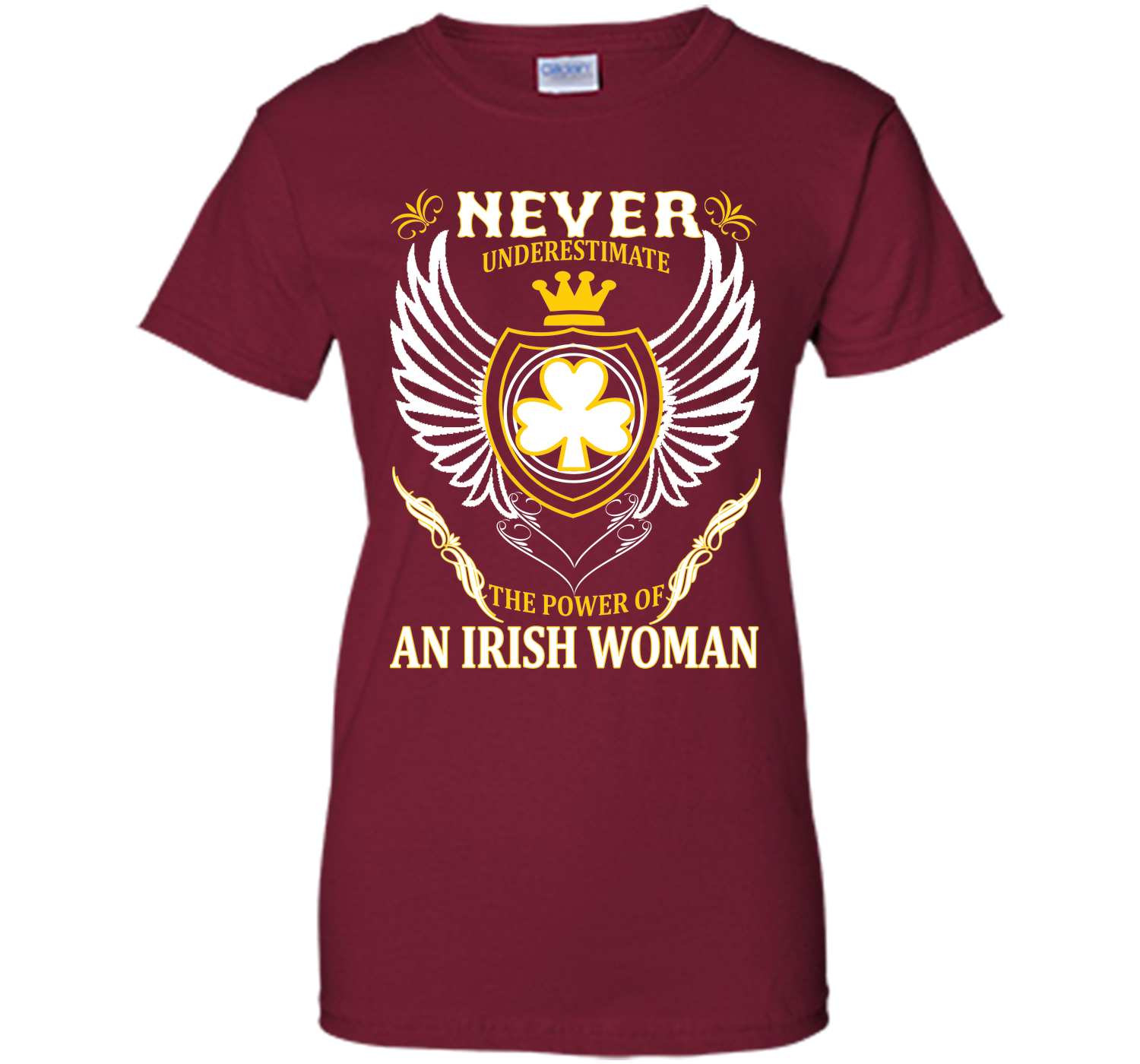 Never underestimate the power of an irish woman st T Shirt