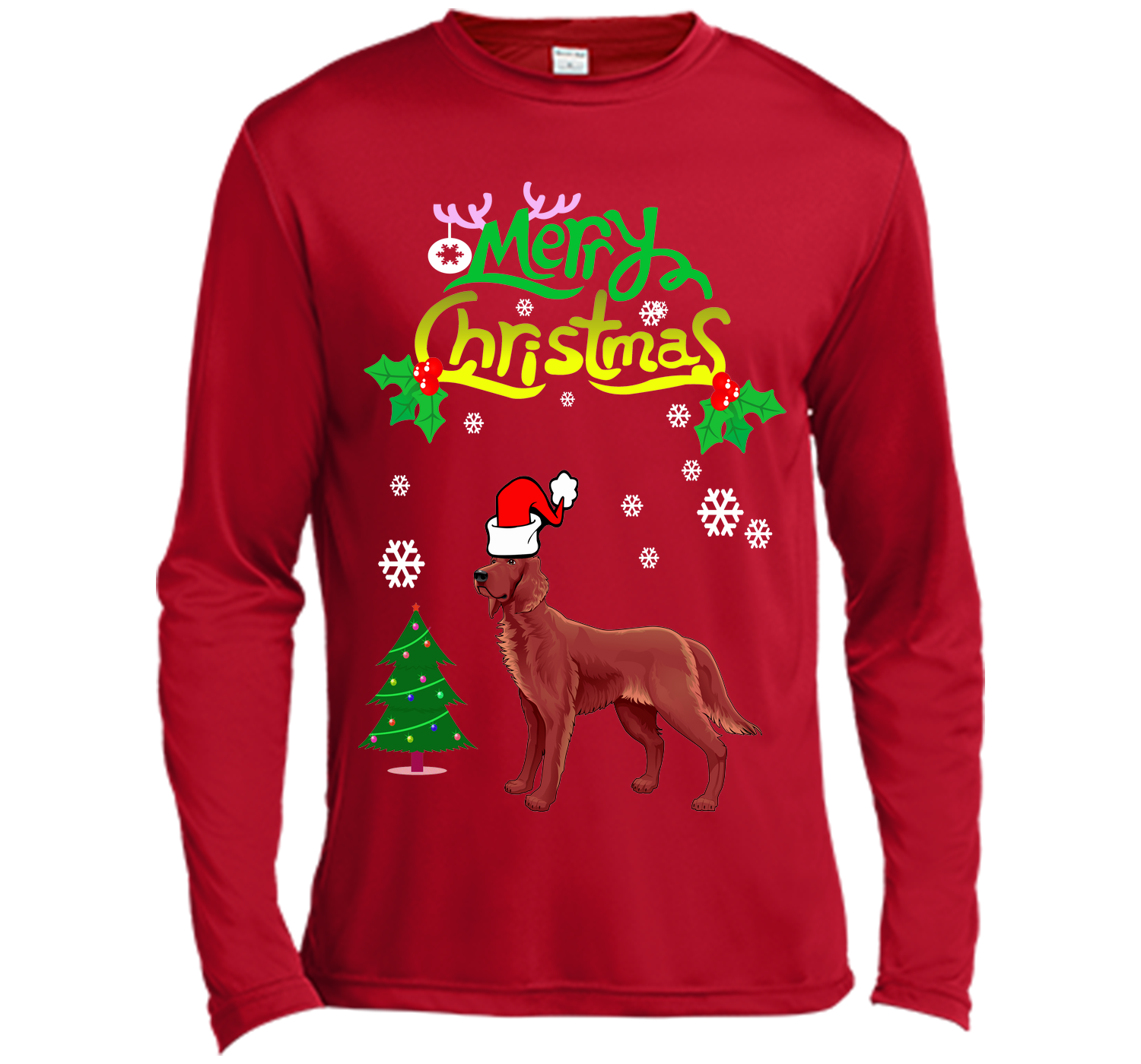 Merry christmas irish setter T Shirt