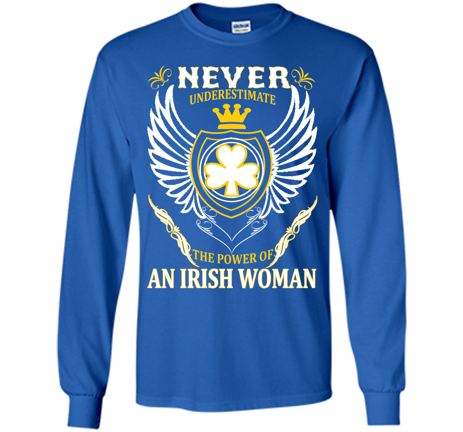 Never underestimate the power of an irish woman st T Shirt