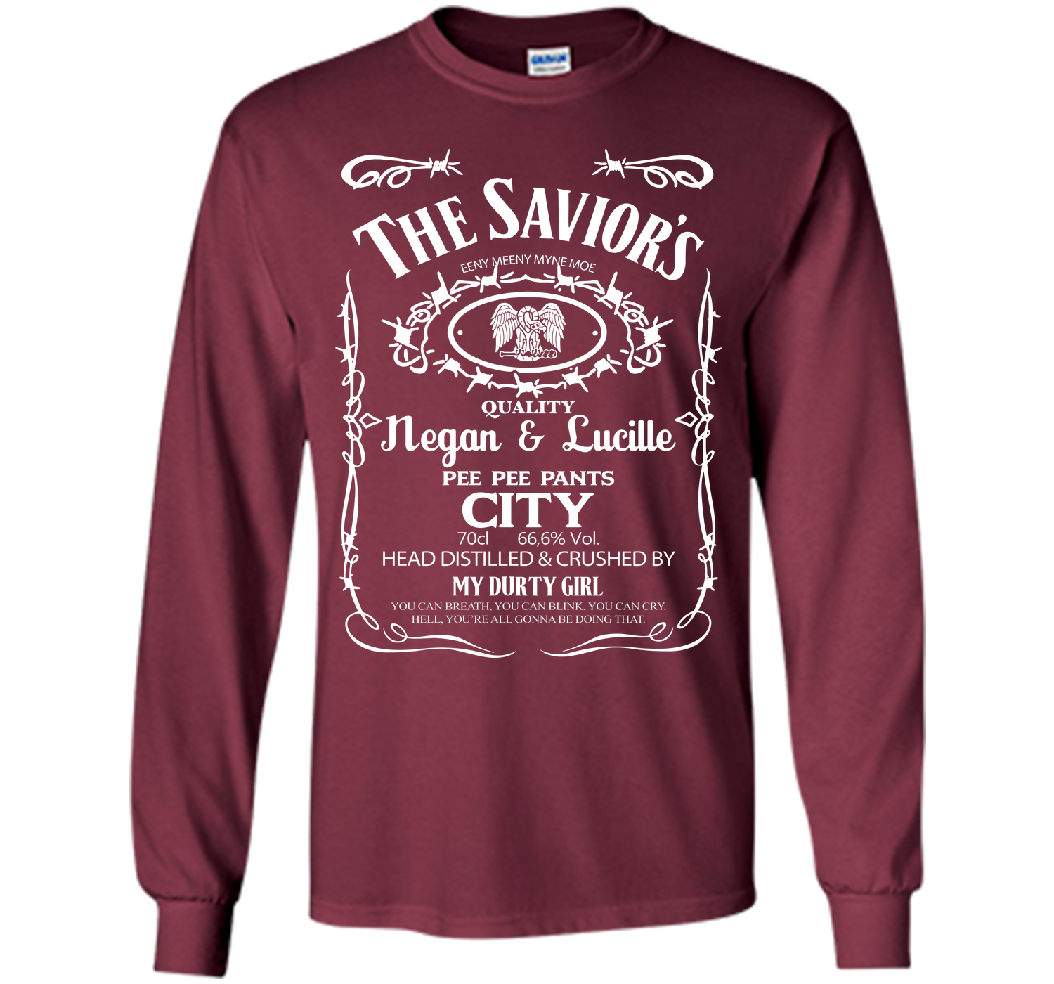 Negan jack daniels mashup T Shirt