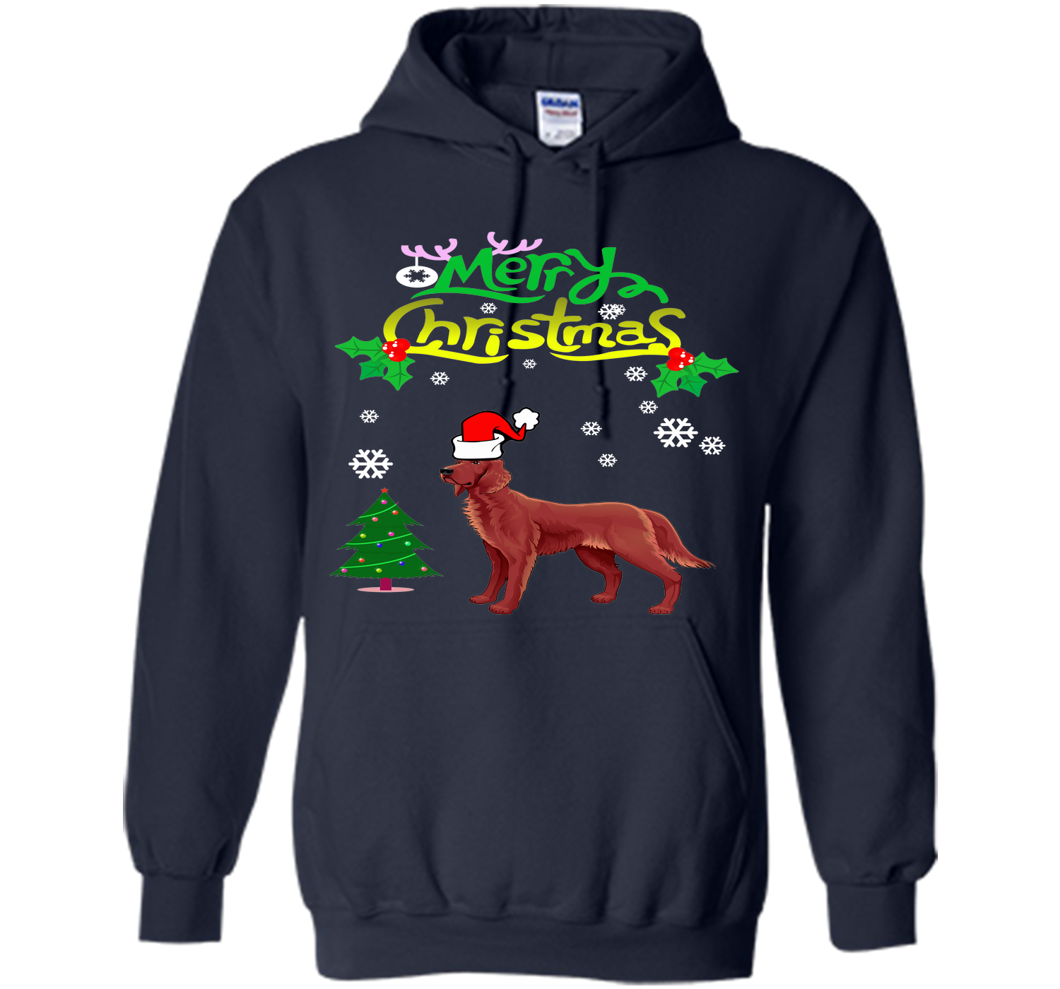 Merry christmas irish setter T Shirt