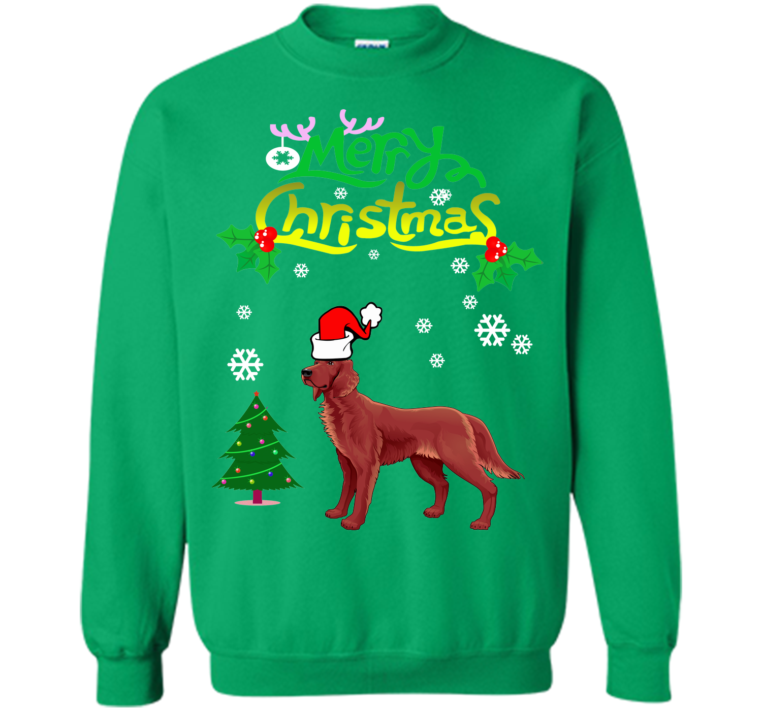 Merry christmas irish setter T Shirt