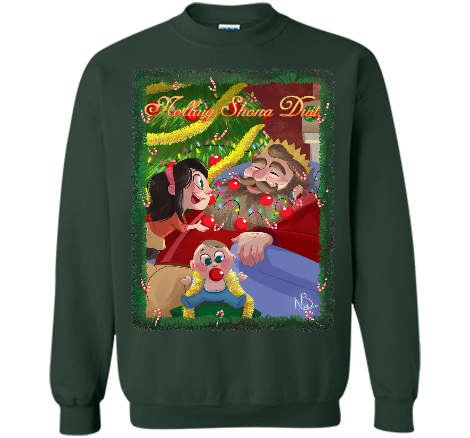 Nollaig beard T Shirt