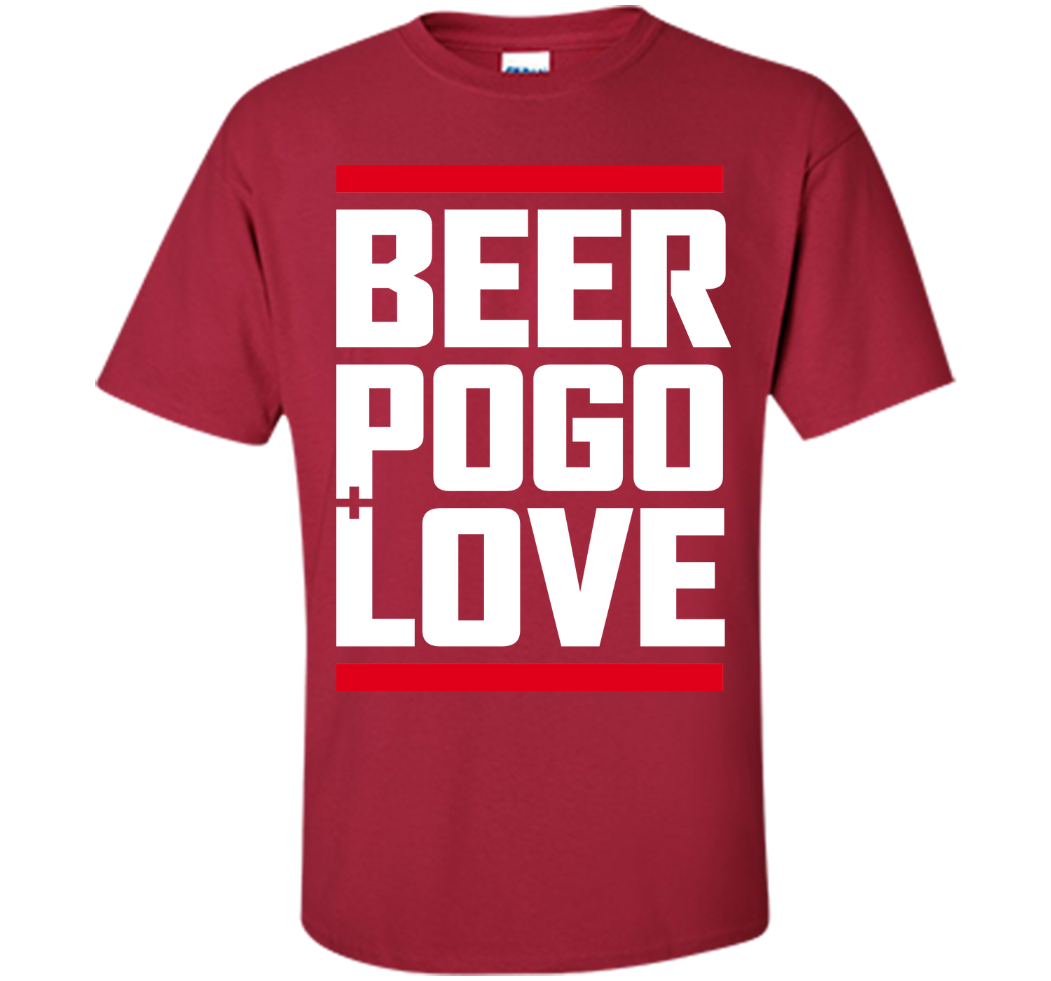 Beer pogo and love black T Shirt