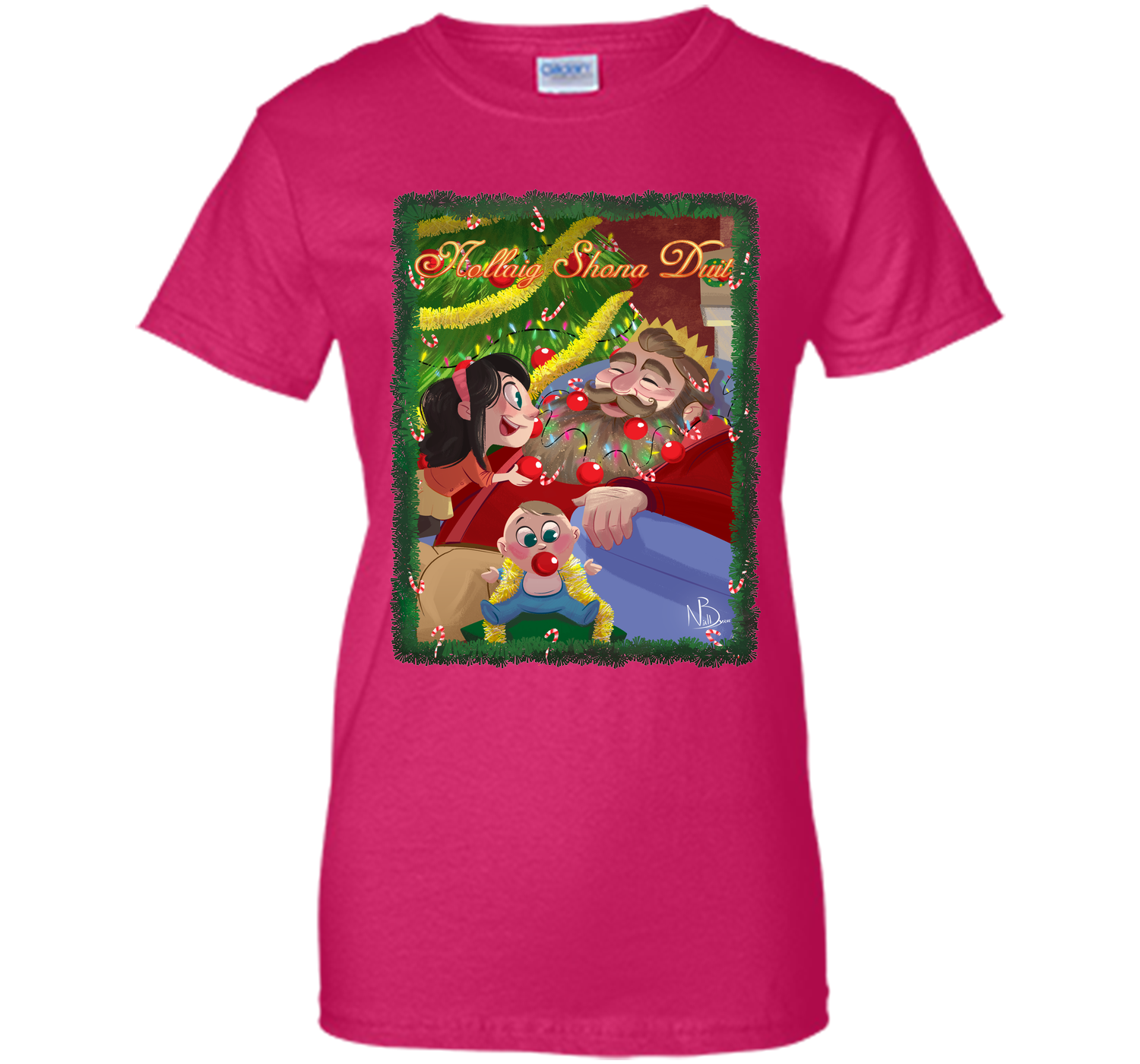Nollaig beard T Shirt