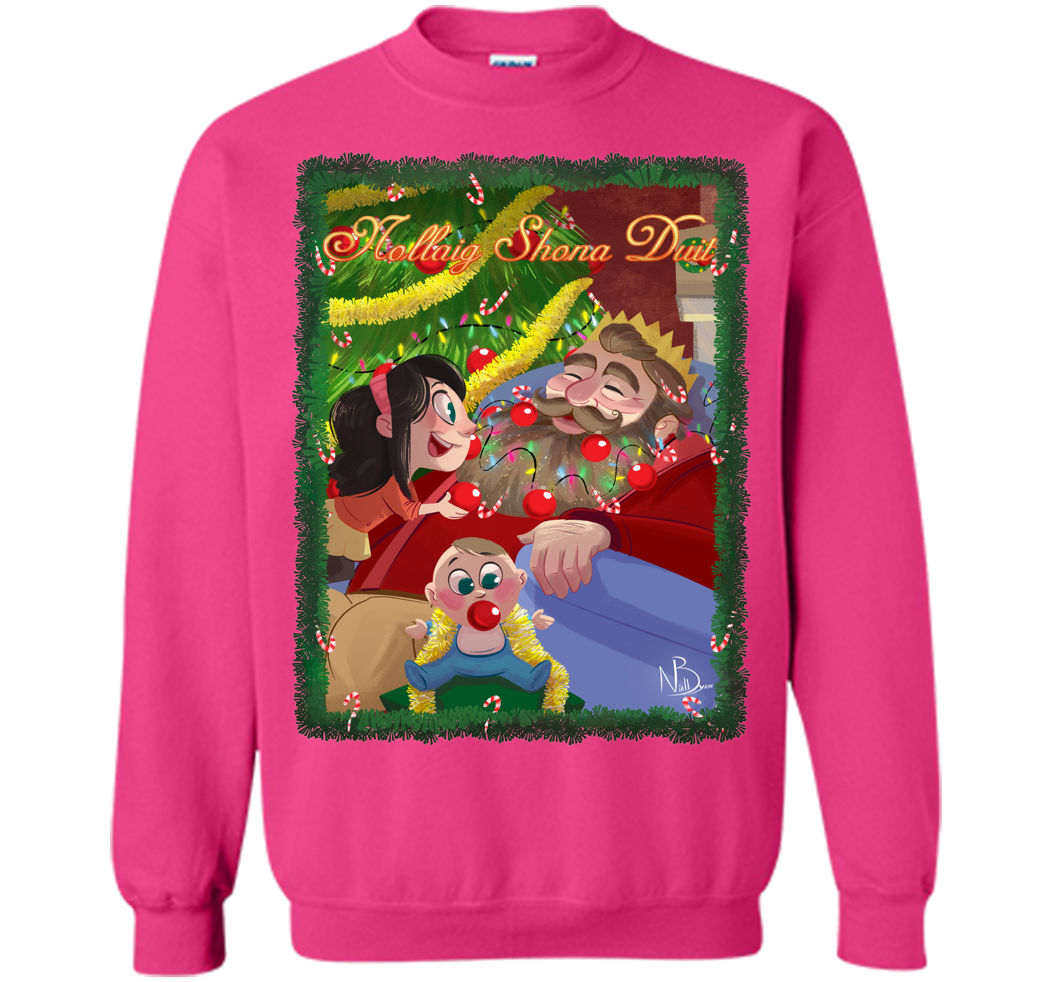 Nollaig beard T Shirt