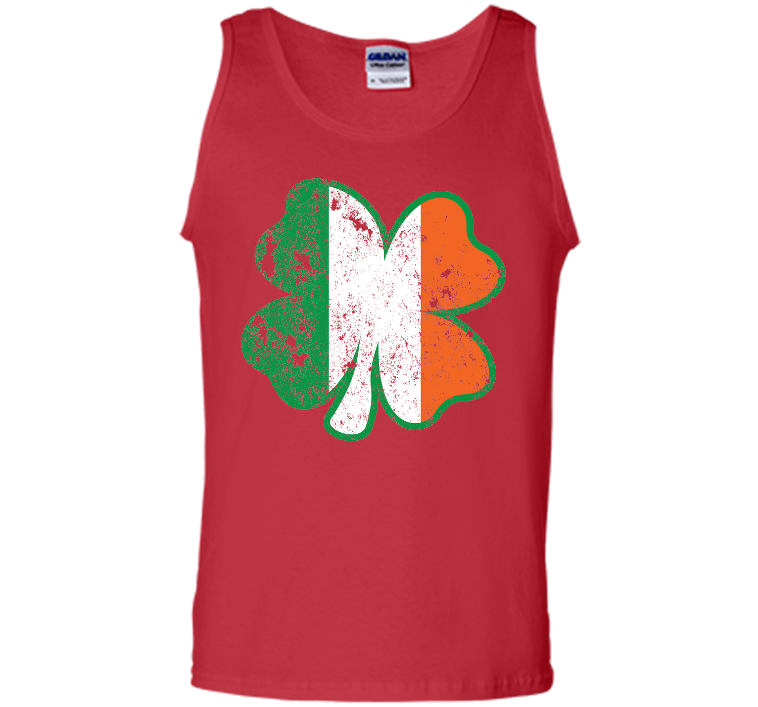 Irish St Patricks Day Clover irish flag distressed T Shirt