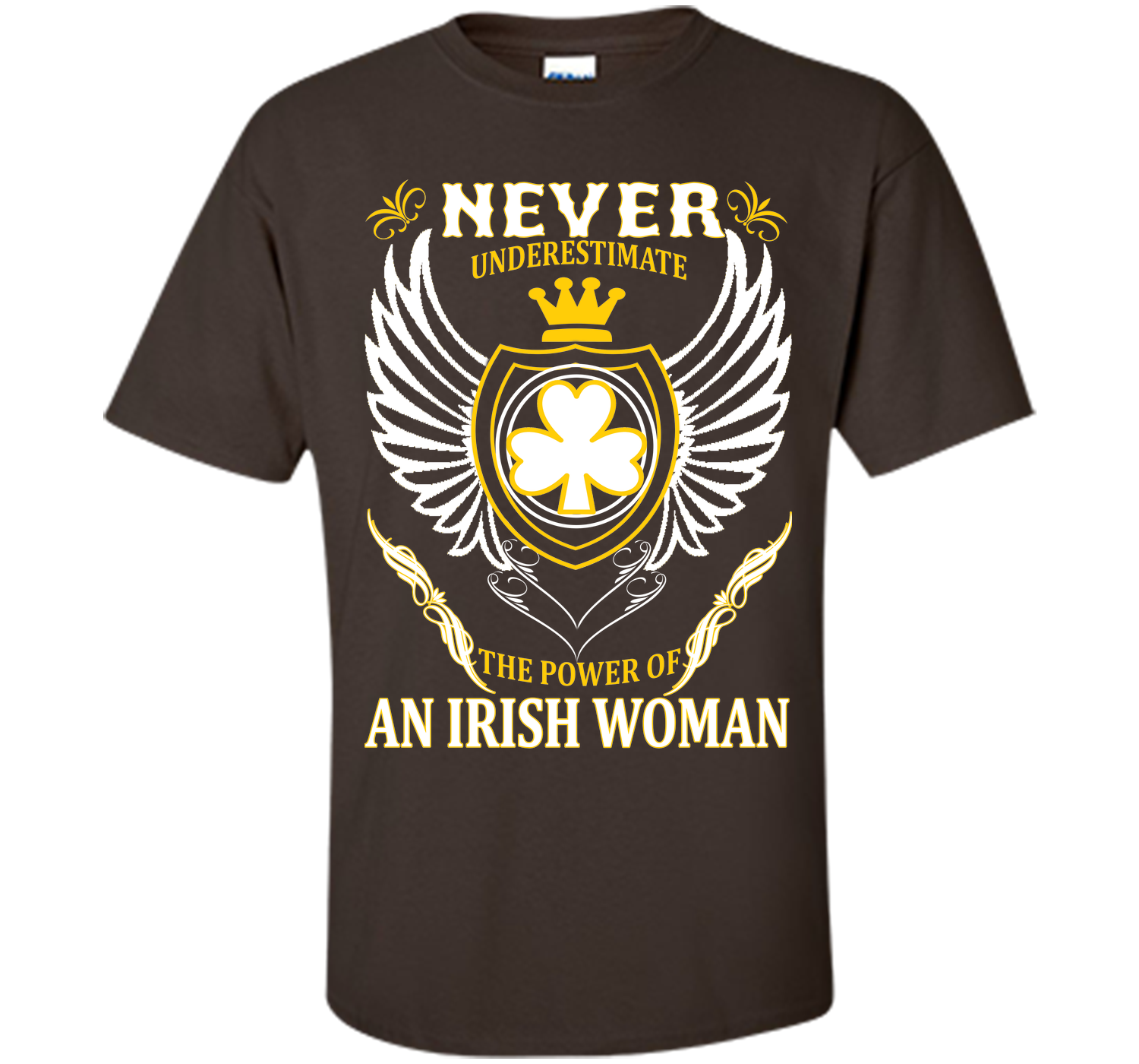 Never underestimate the power of an irish woman st T Shirt
