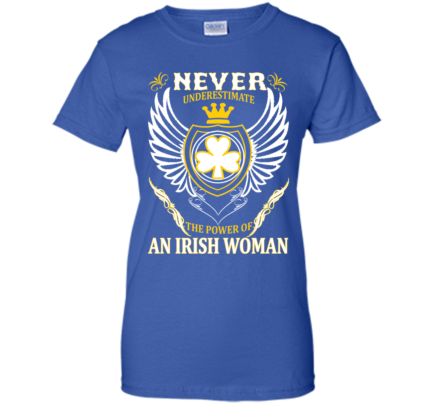 Never underestimate the power of an irish woman st T Shirt