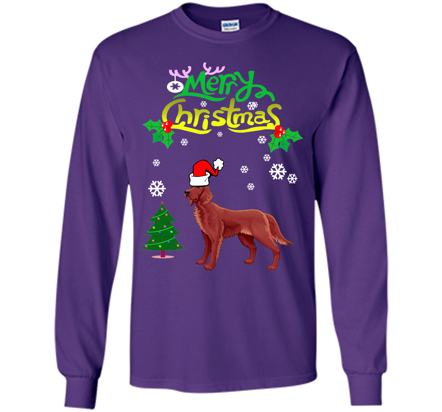Merry christmas irish setter T Shirt