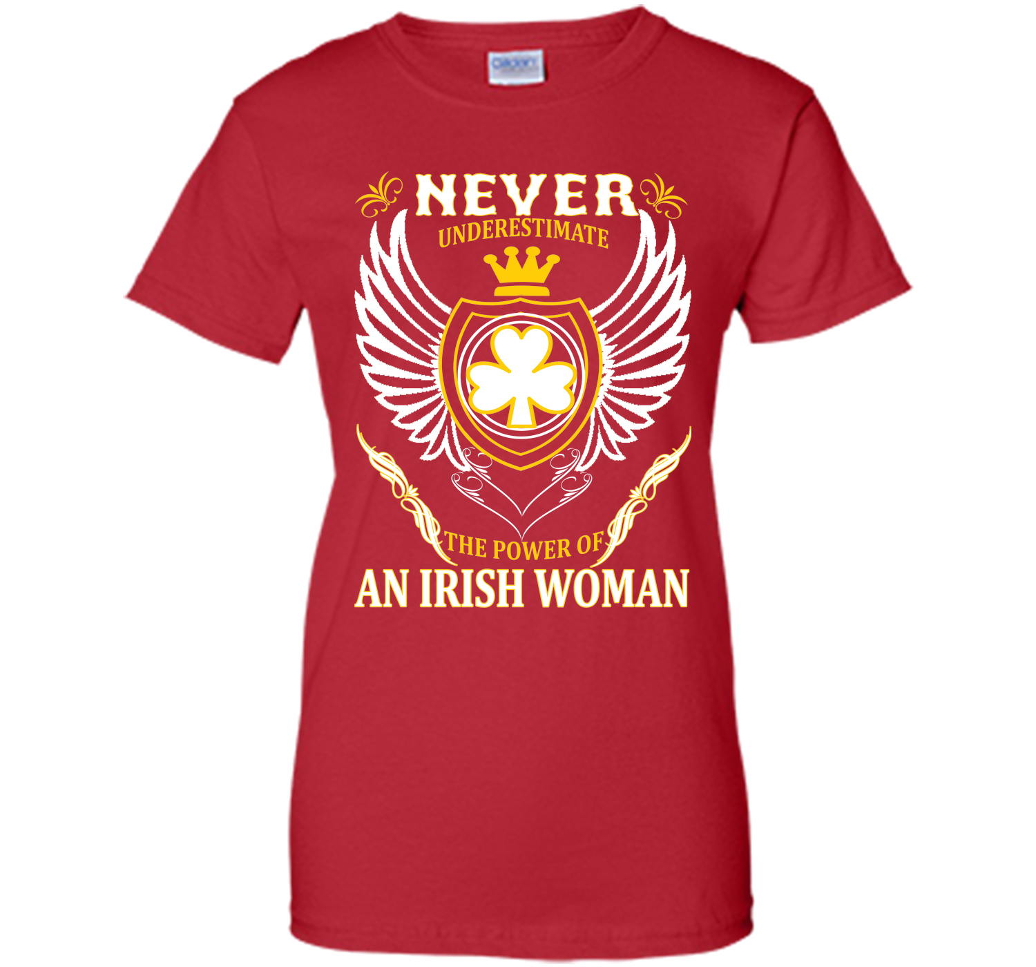 Never underestimate the power of an irish woman st T Shirt