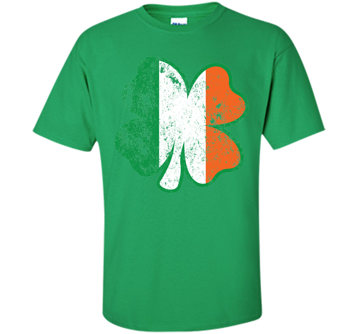 Irish St Patricks Day Clover irish flag distressed T Shirt