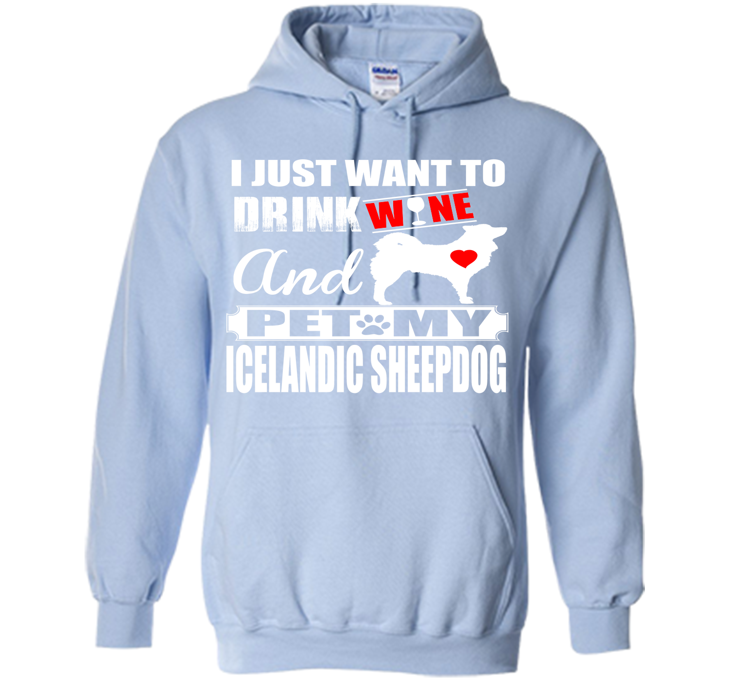 I just want to drink wine and pet my icelandic she T Shirt