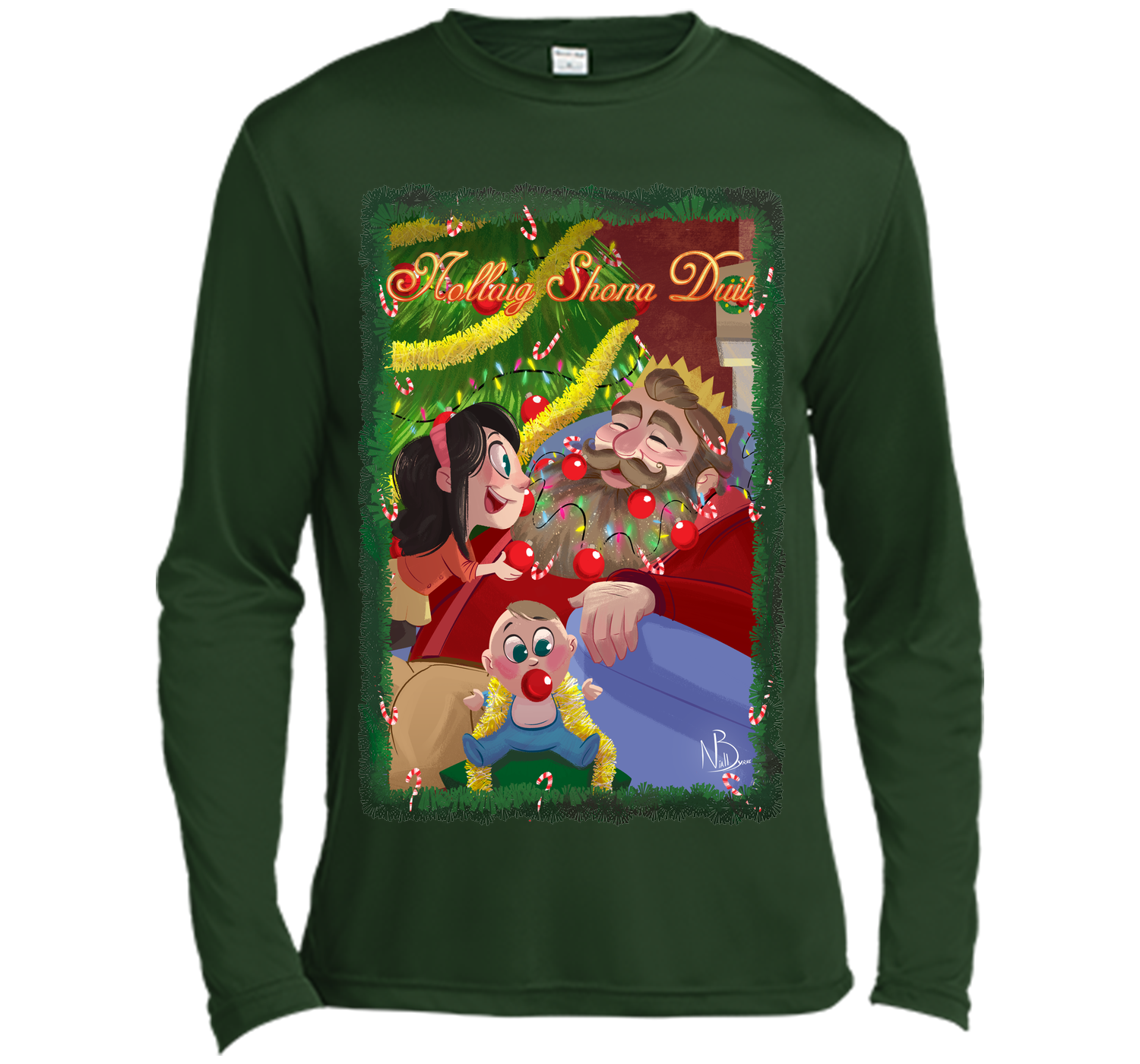 Nollaig beard T Shirt