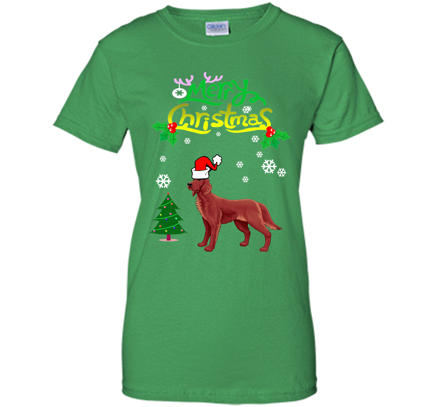 Merry christmas irish setter T Shirt