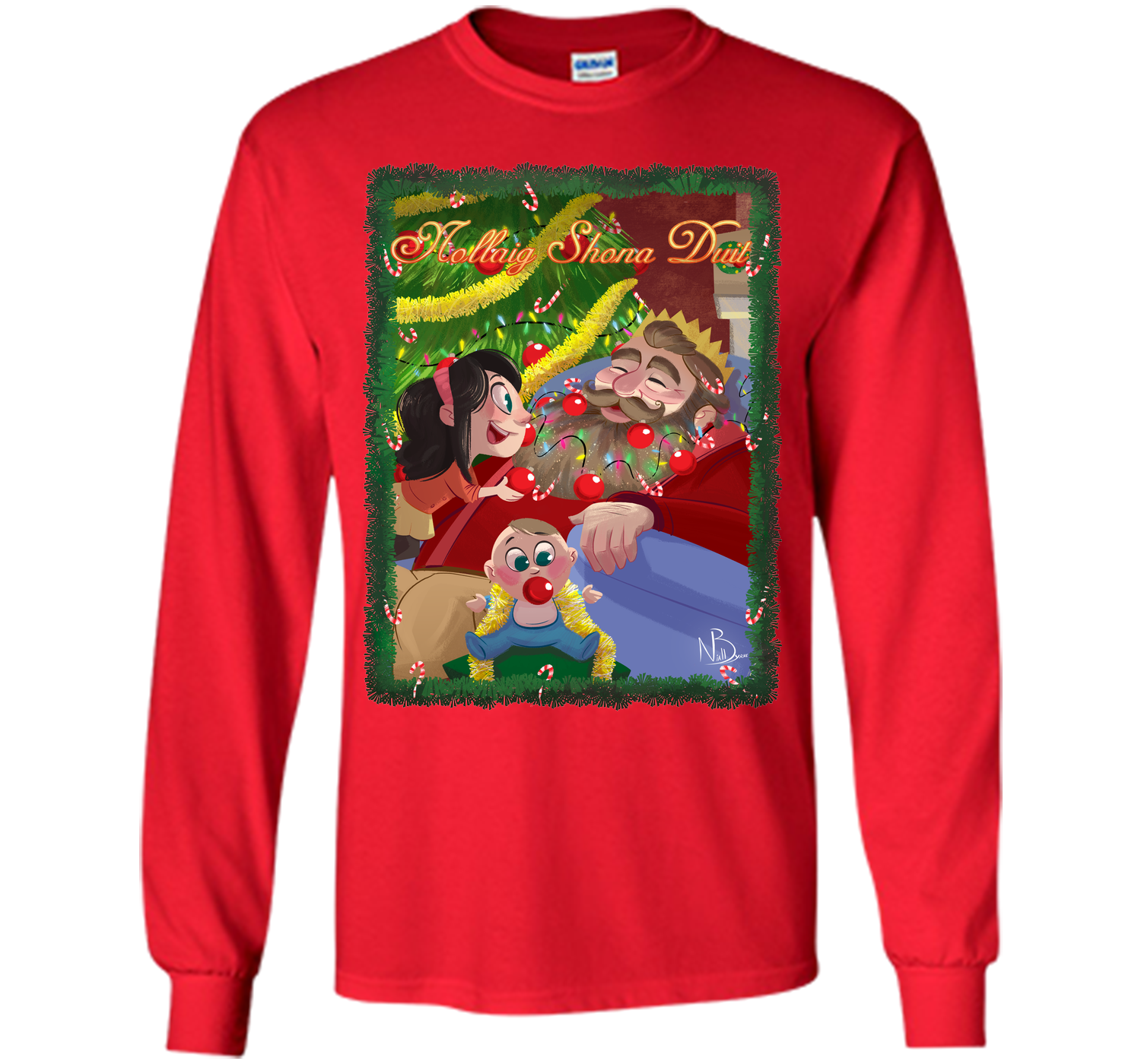 Nollaig beard T Shirt