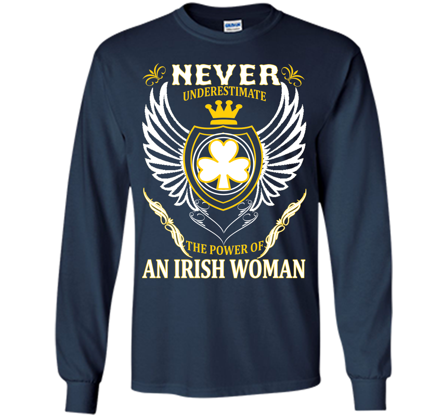 Never underestimate the power of an irish woman st T Shirt