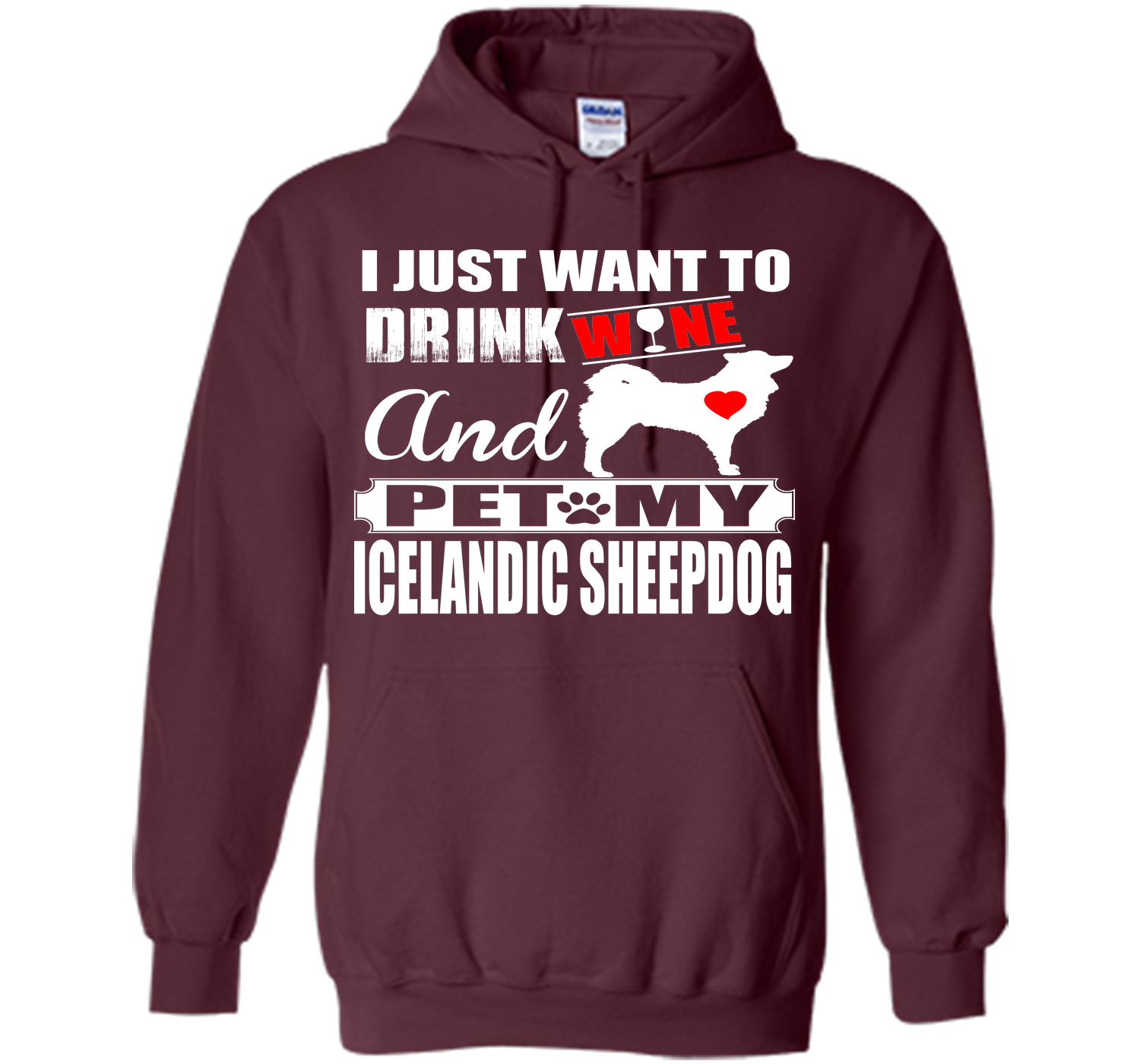I just want to drink wine and pet my icelandic she T Shirt