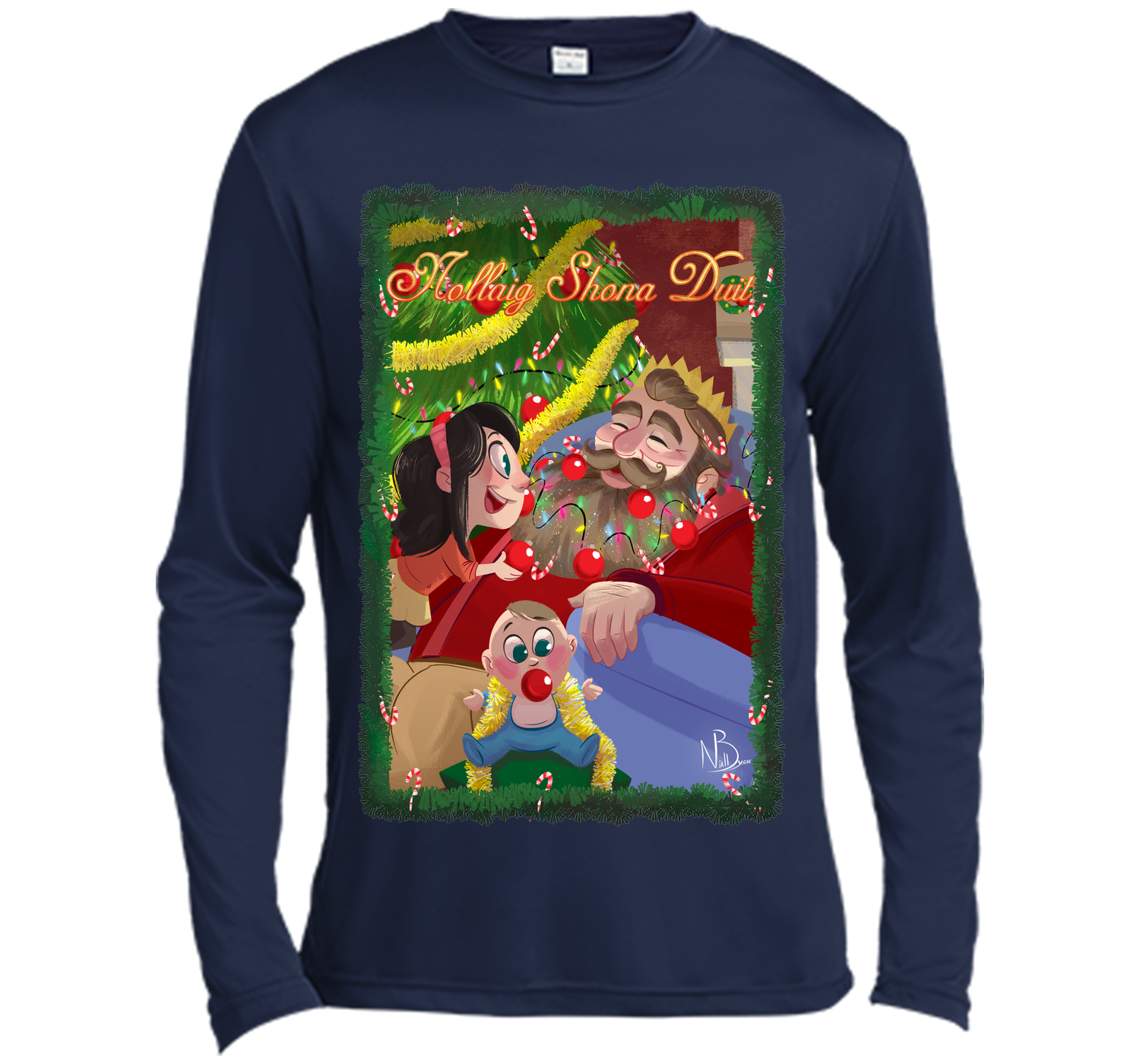Nollaig beard T Shirt