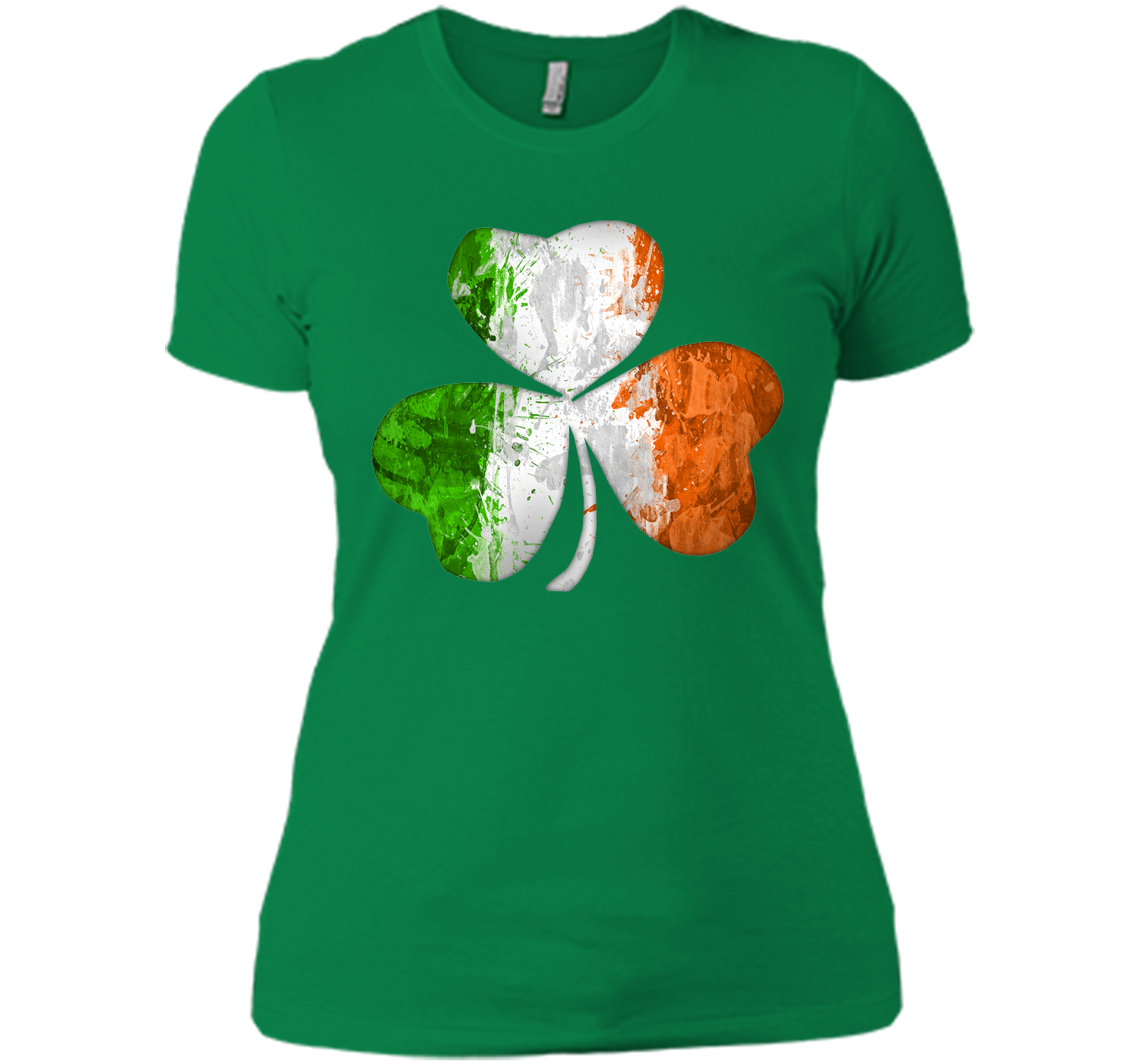 Irish shamrock grunge T Shirt