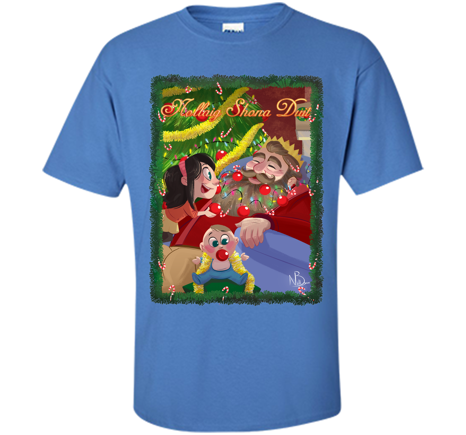 Nollaig beard T Shirt