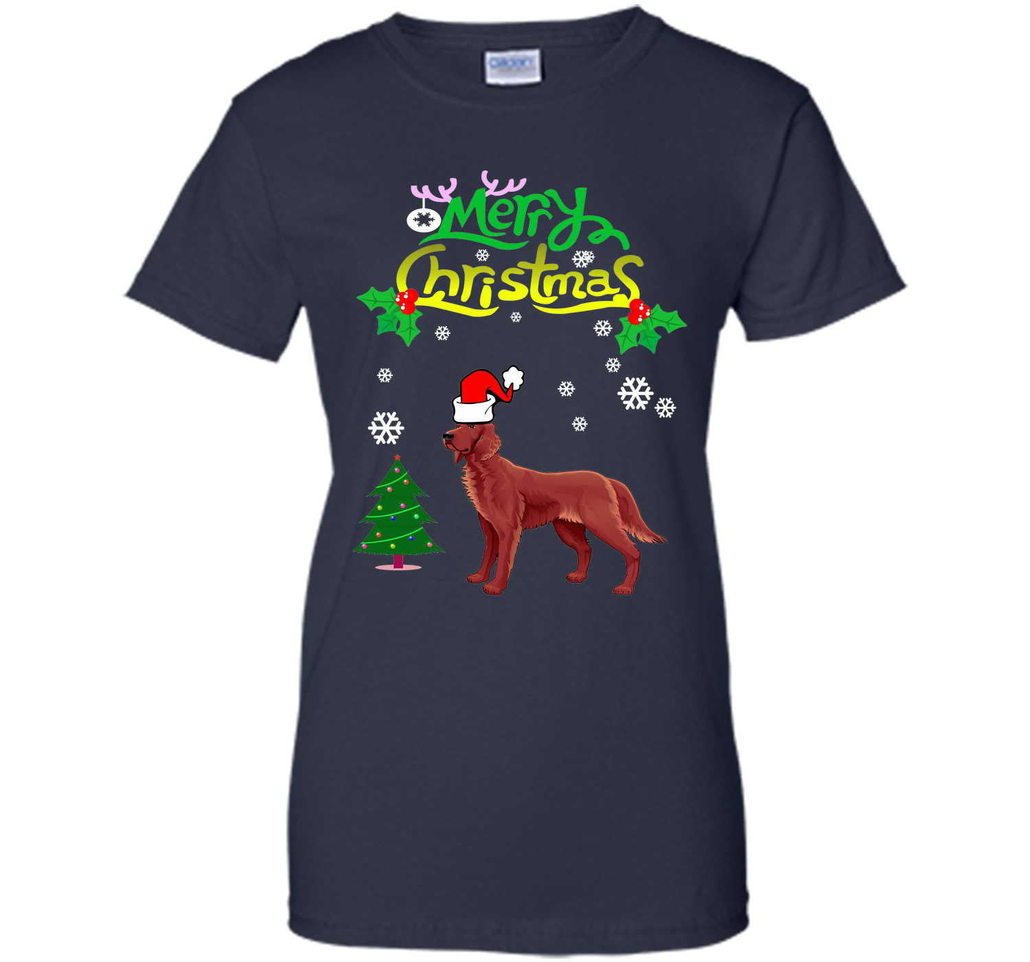 Merry christmas irish setter T Shirt