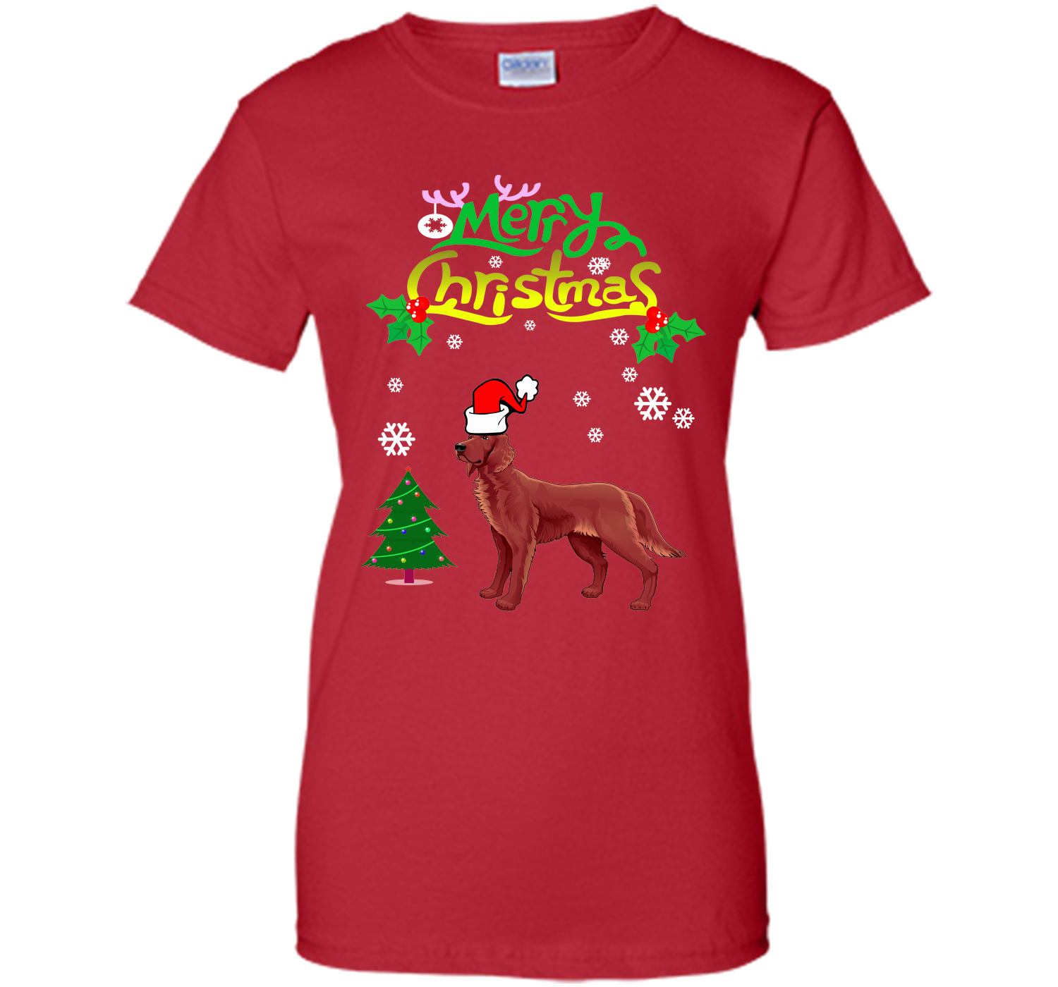 Merry christmas irish setter T Shirt