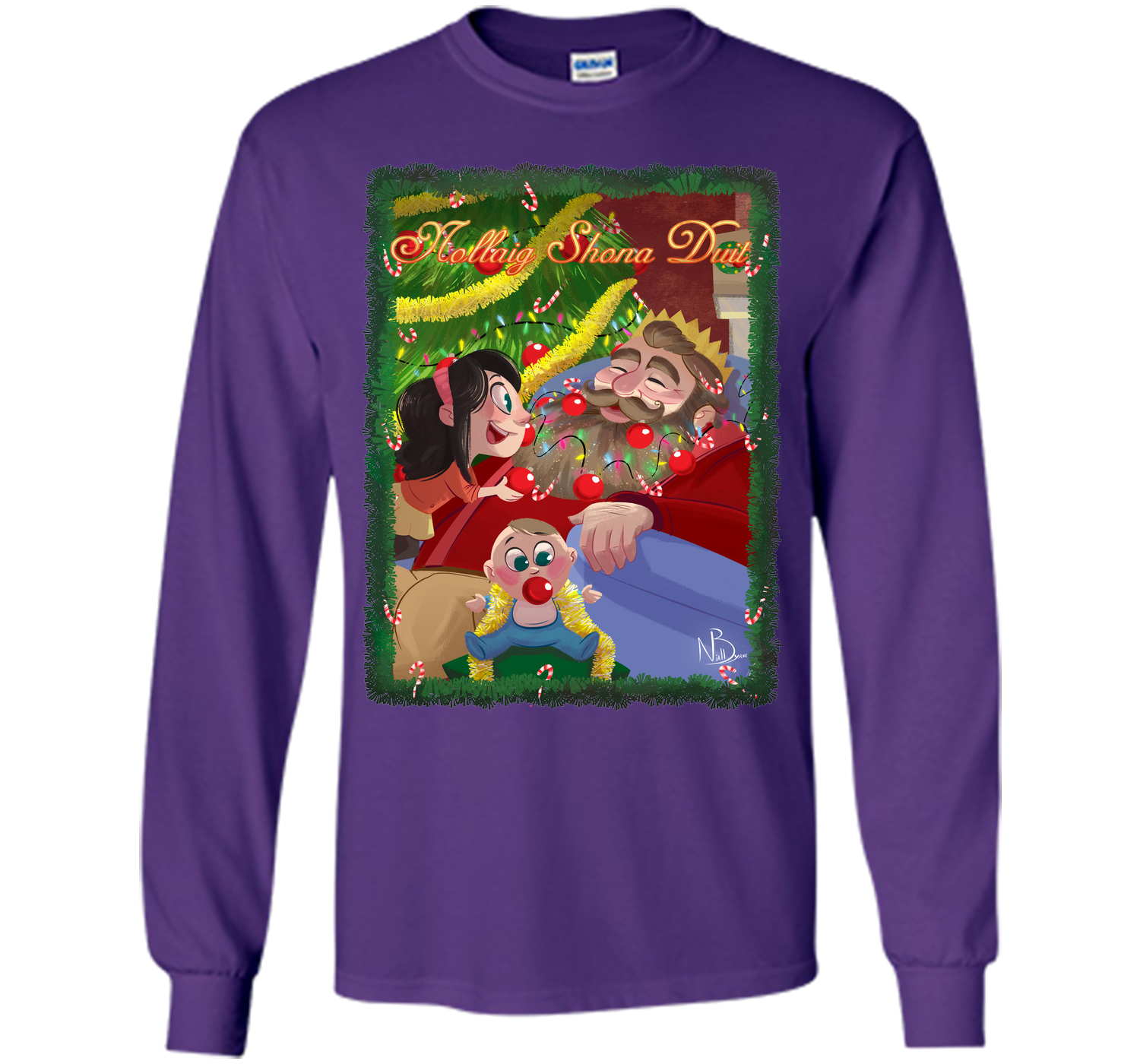 Nollaig beard T Shirt