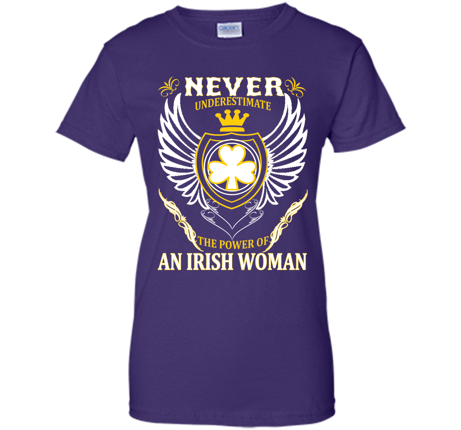 Never underestimate the power of an irish woman st T Shirt