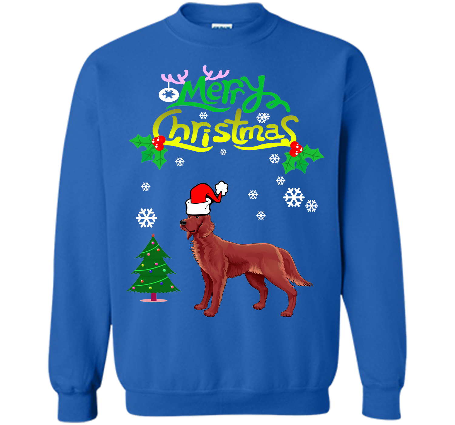 Merry christmas irish setter T Shirt