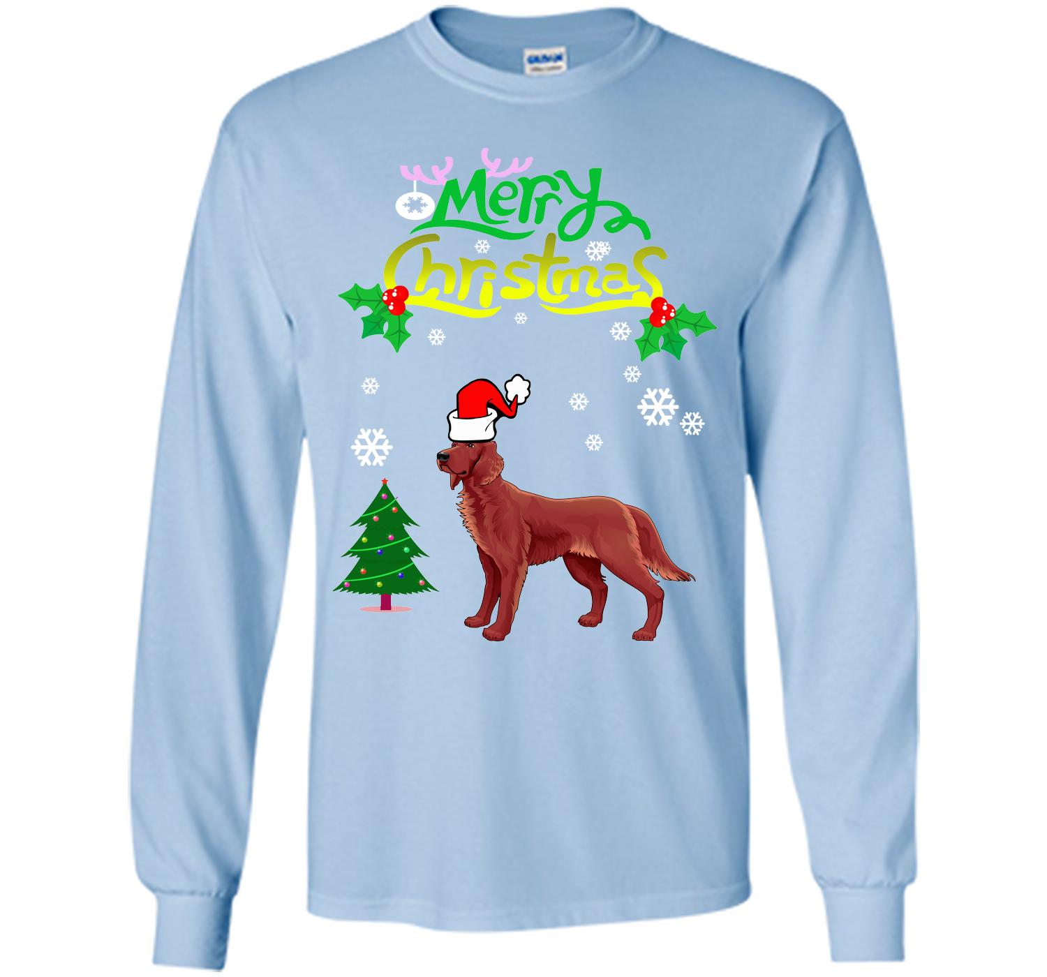 Merry christmas irish setter T Shirt