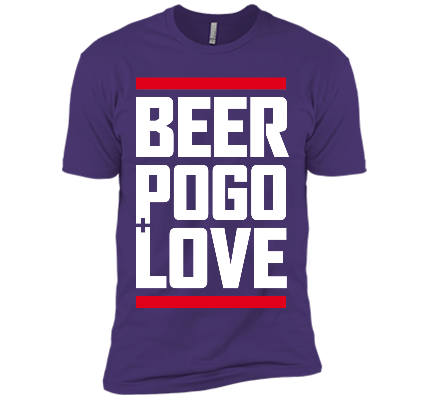 Beer pogo and love black T Shirt