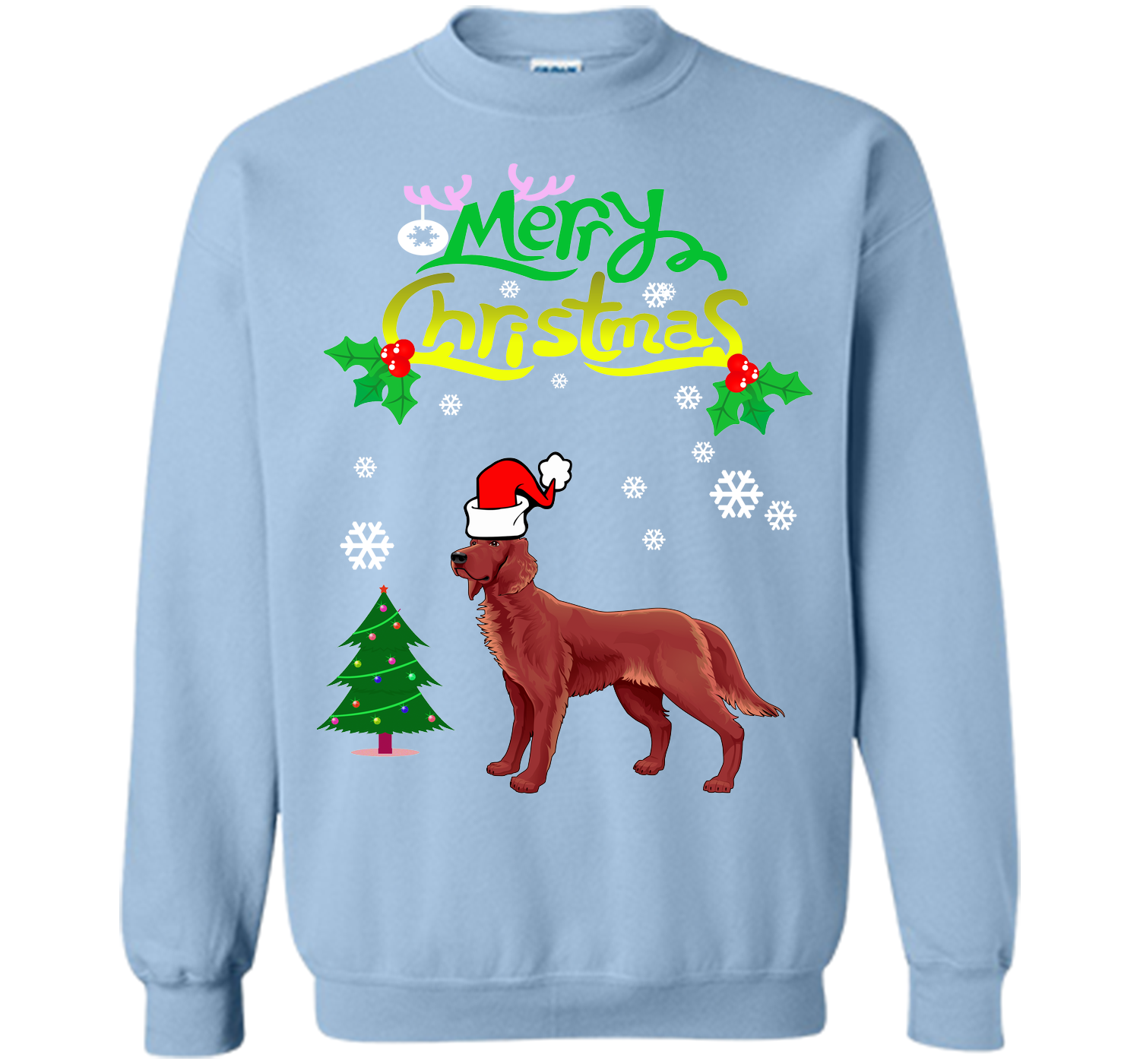 Merry christmas irish setter T Shirt
