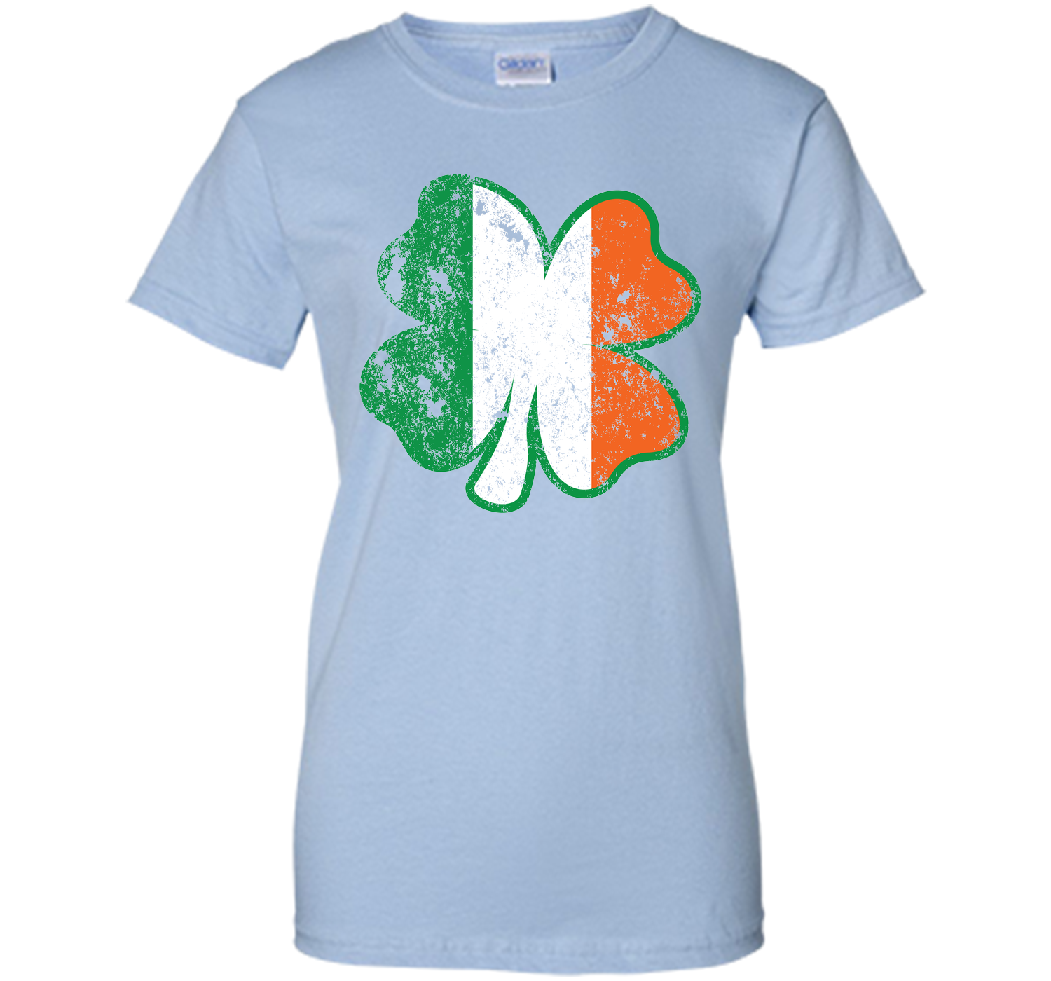 Irish St Patricks Day Clover irish flag distressed T Shirt