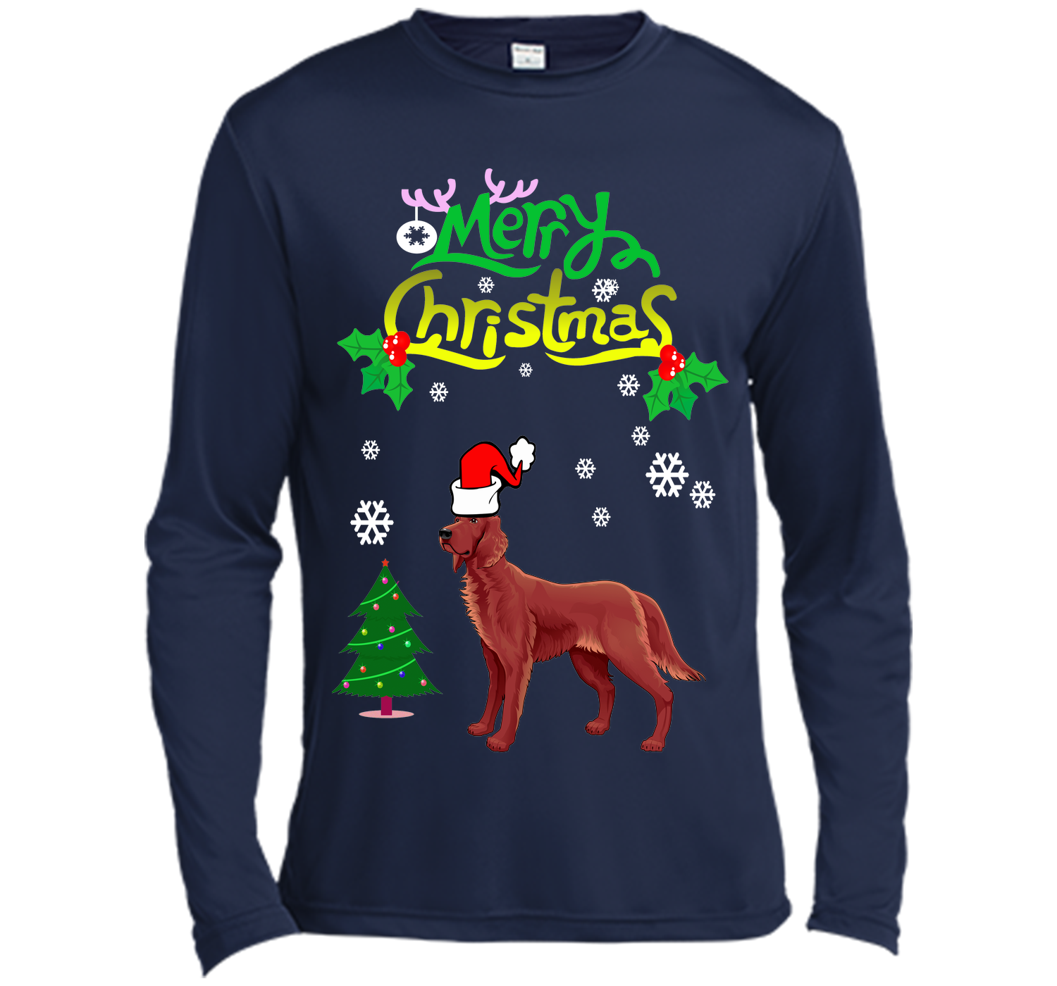 Merry christmas irish setter T Shirt