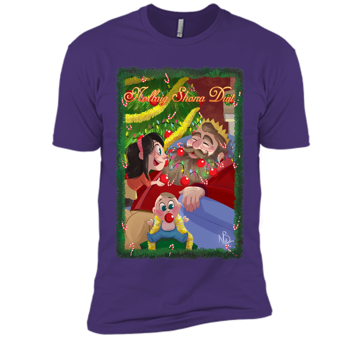 Nollaig beard T Shirt