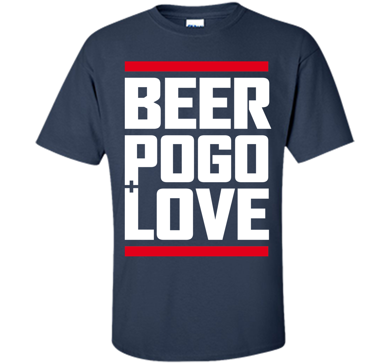 Beer pogo and love black T Shirt