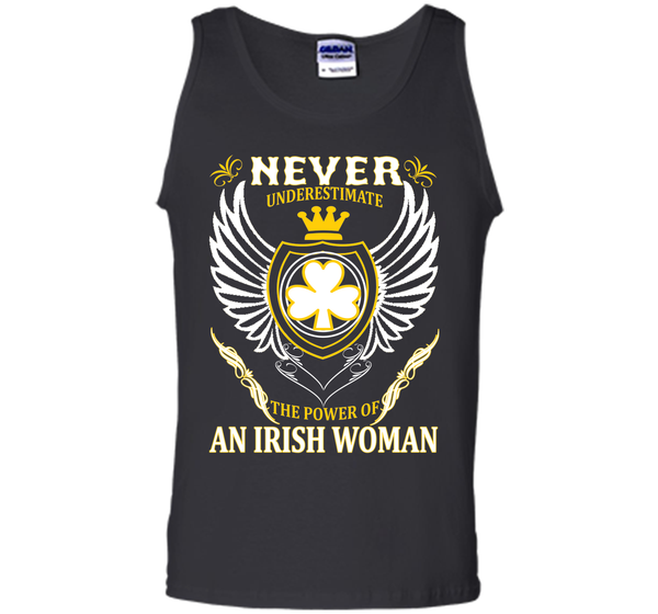Never underestimate the power of an irish woman st T Shirt