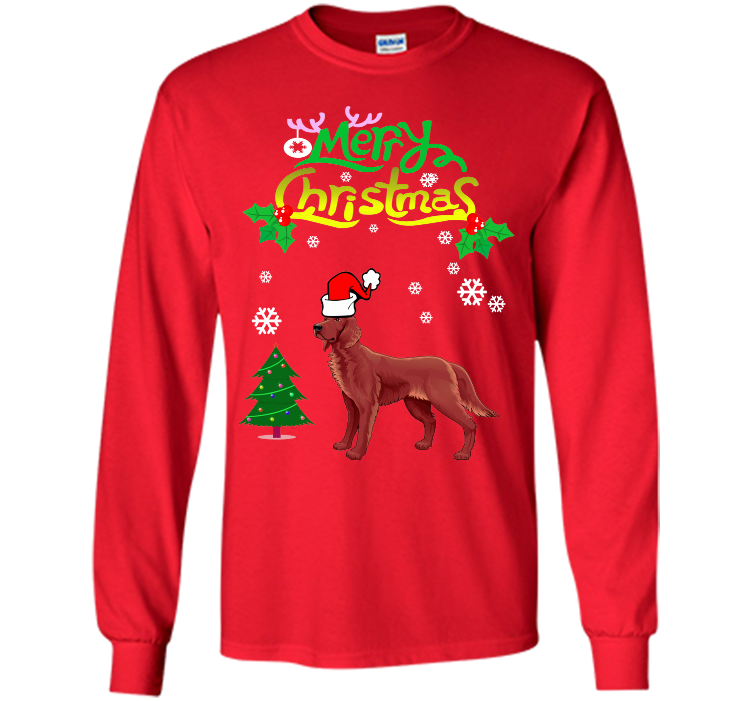 Merry christmas irish setter T Shirt
