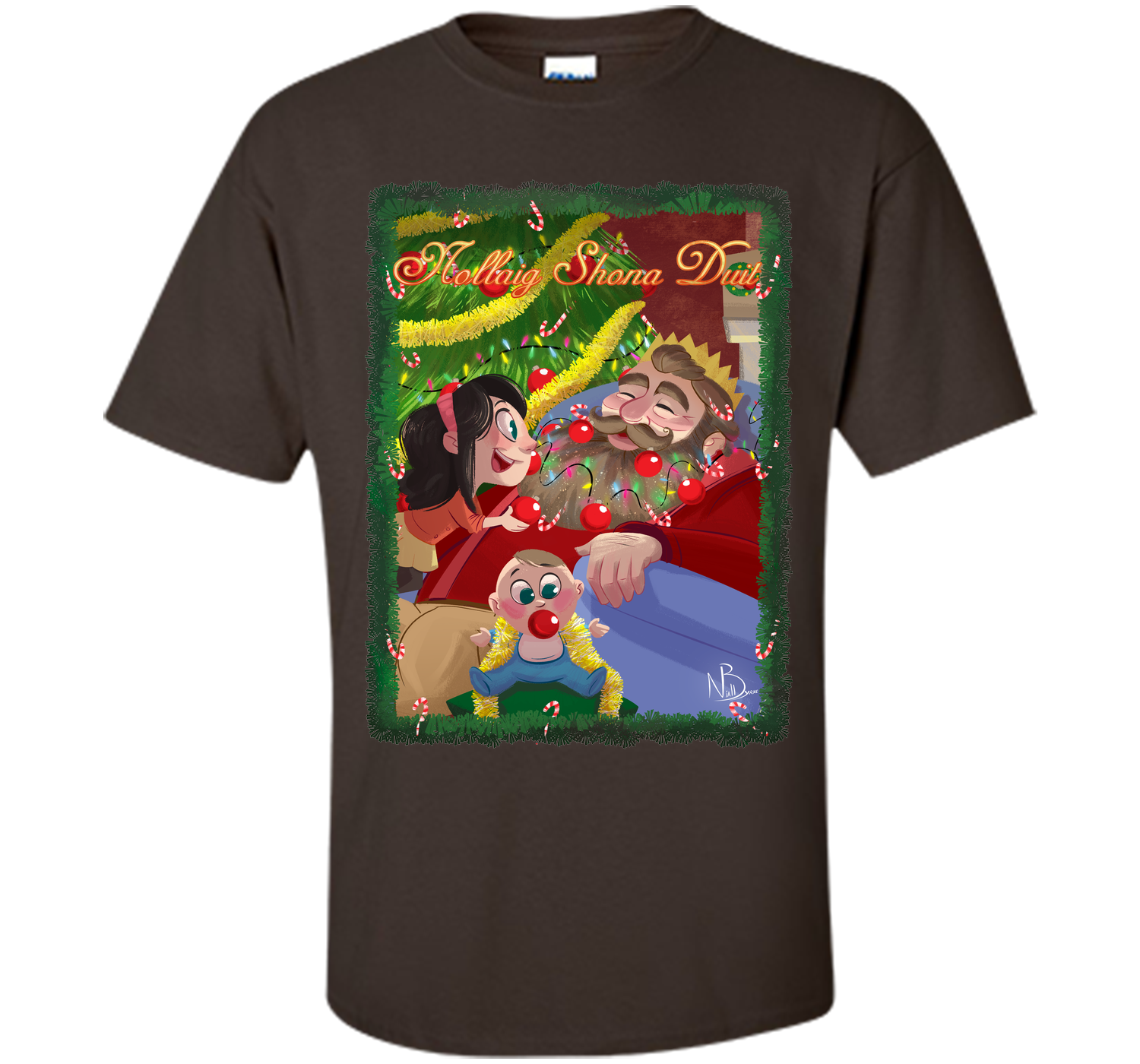 Nollaig beard T Shirt