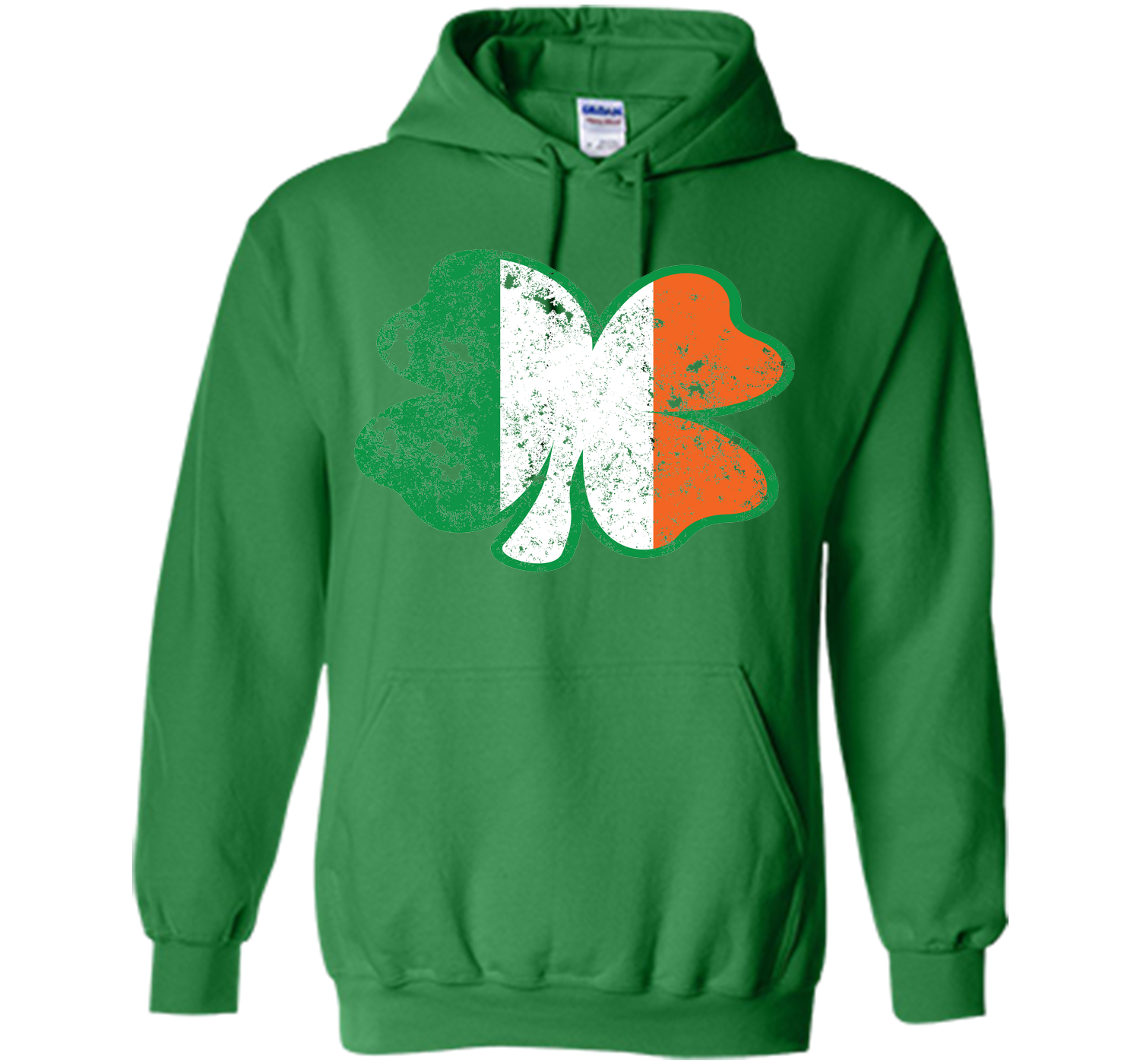 Irish St Patricks Day Clover irish flag distressed T Shirt