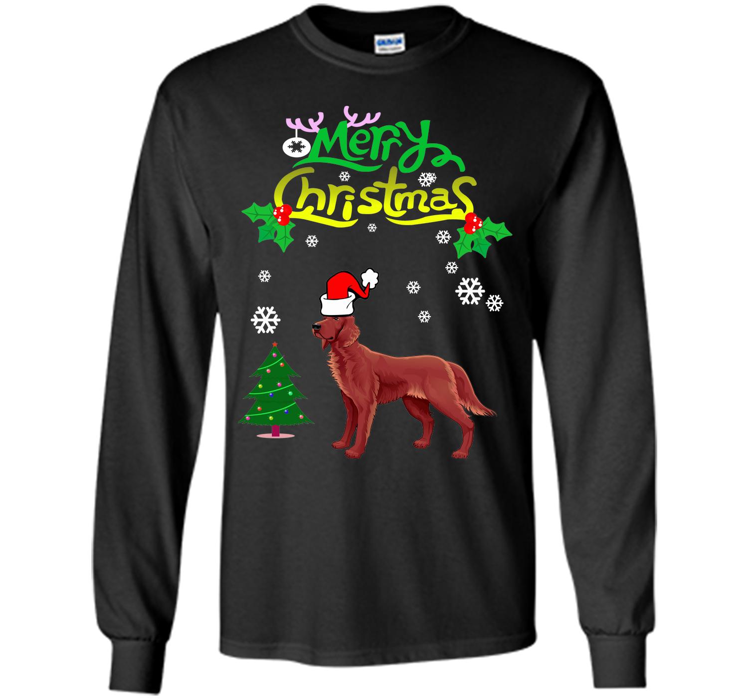 Merry christmas irish setter T Shirt
