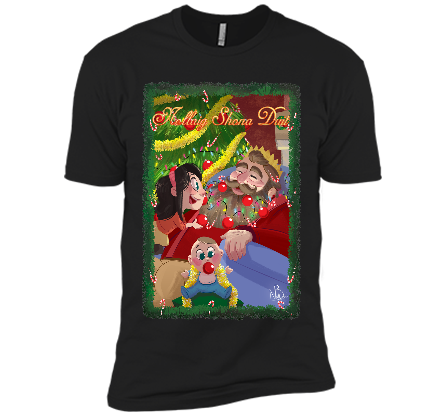 Nollaig beard T Shirt