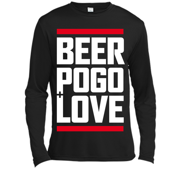 Beer pogo and love black T Shirt