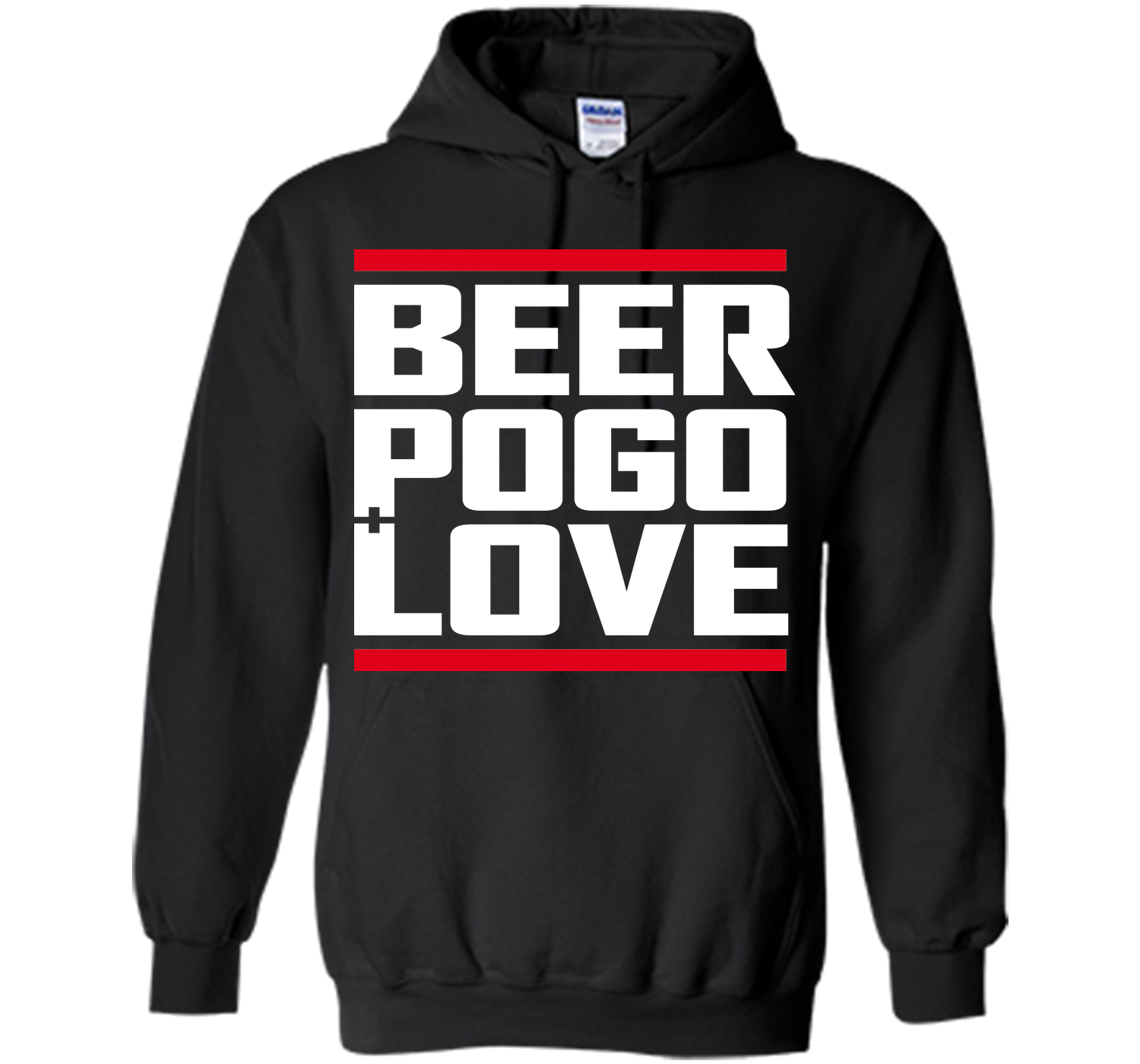Beer pogo and love black T Shirt