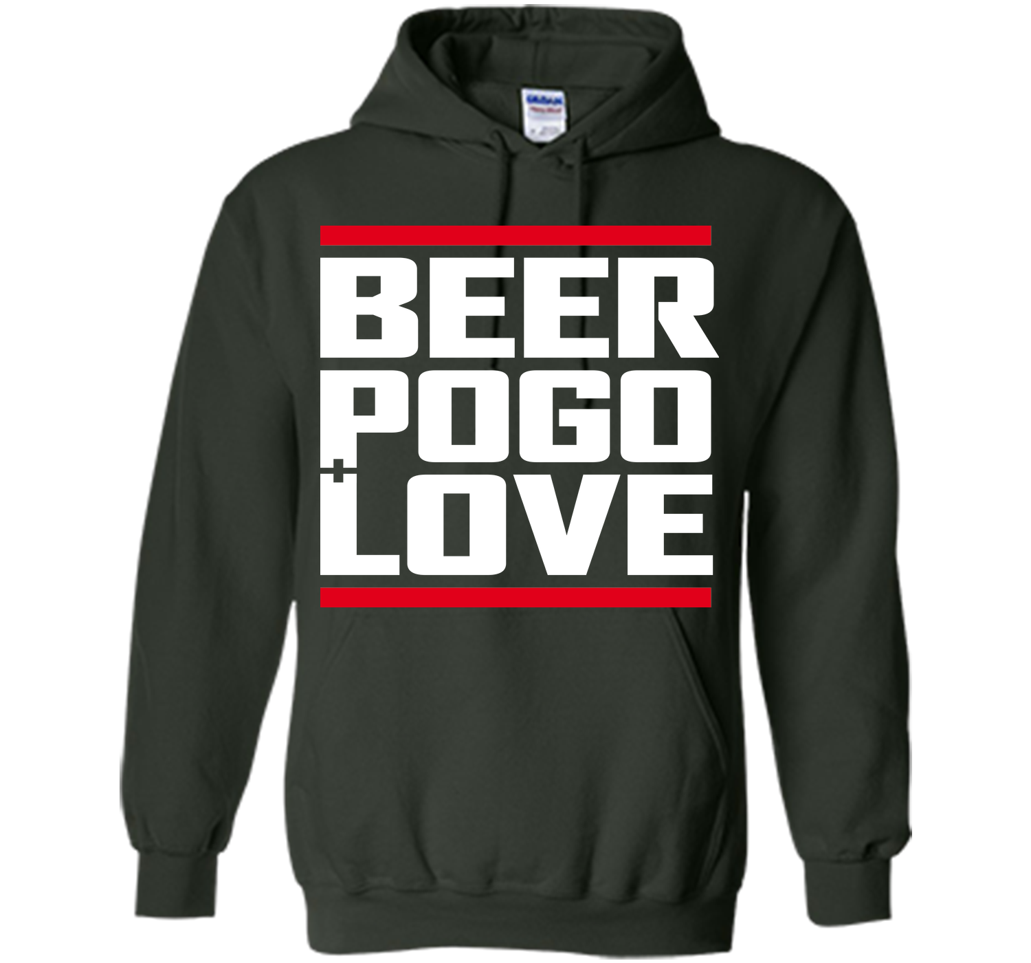 Beer pogo and love black T Shirt